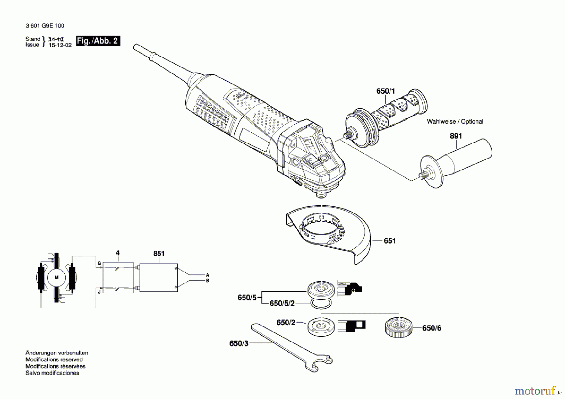  Bosch Werkzeug Winkelschleifer GWS 17-125 CIX Seite 2