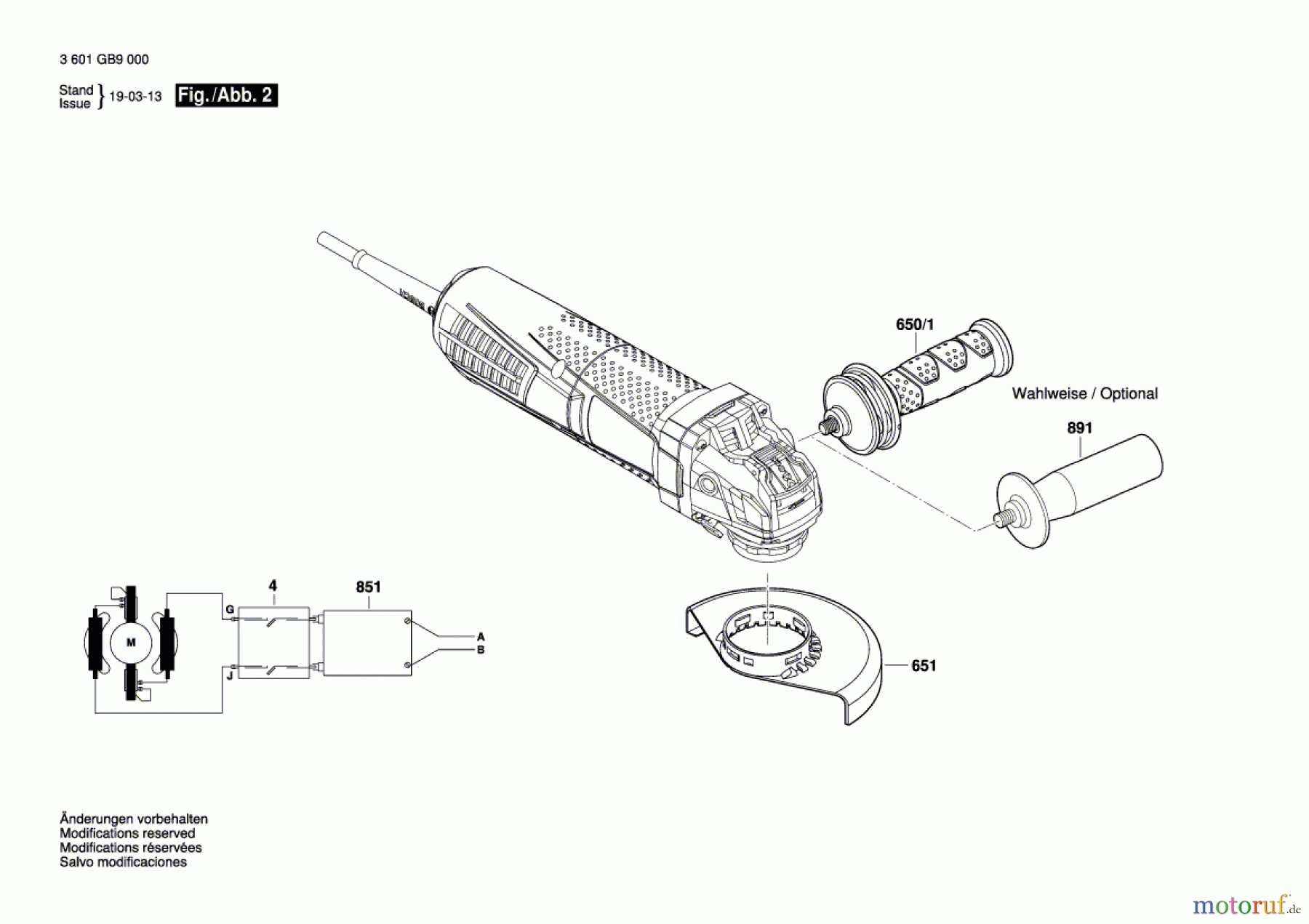  Bosch Werkzeug Winkelschleifer GWX 15-125 PS Seite 2