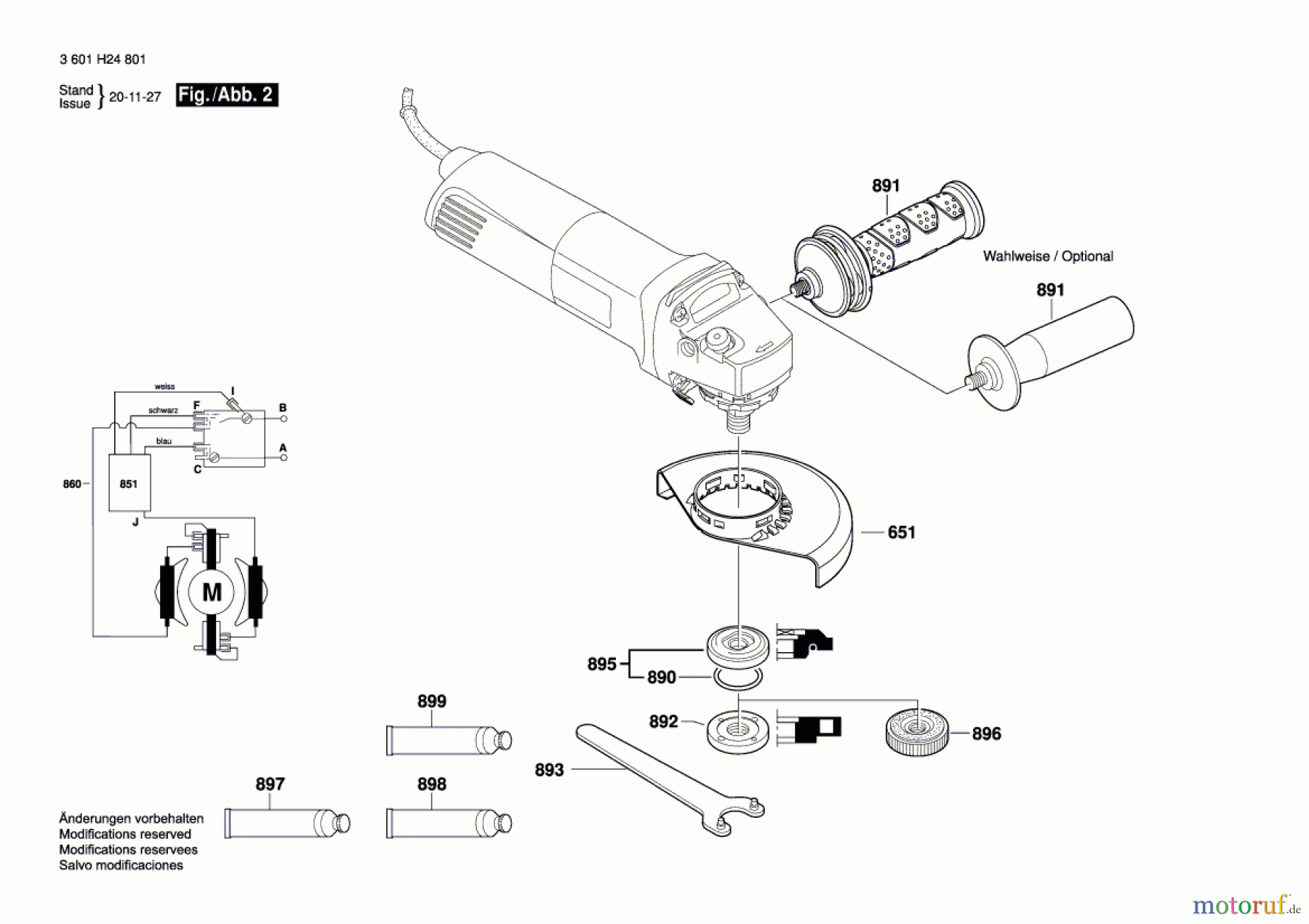  Bosch Werkzeug Winkelschleifer GWS 14-125 Seite 2