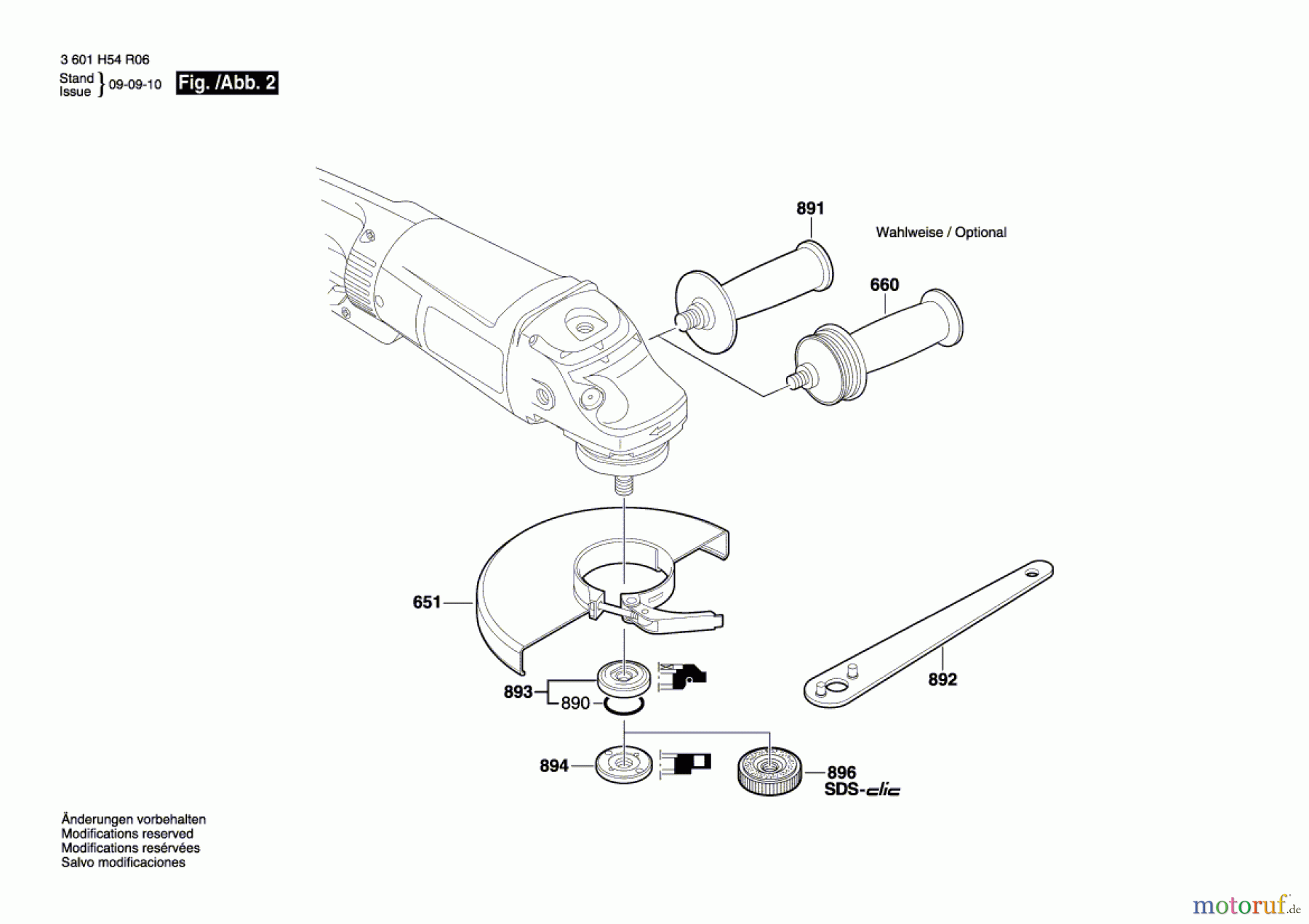  Bosch Werkzeug Winkelschleifer BAG 230-1 CLBF Seite 2