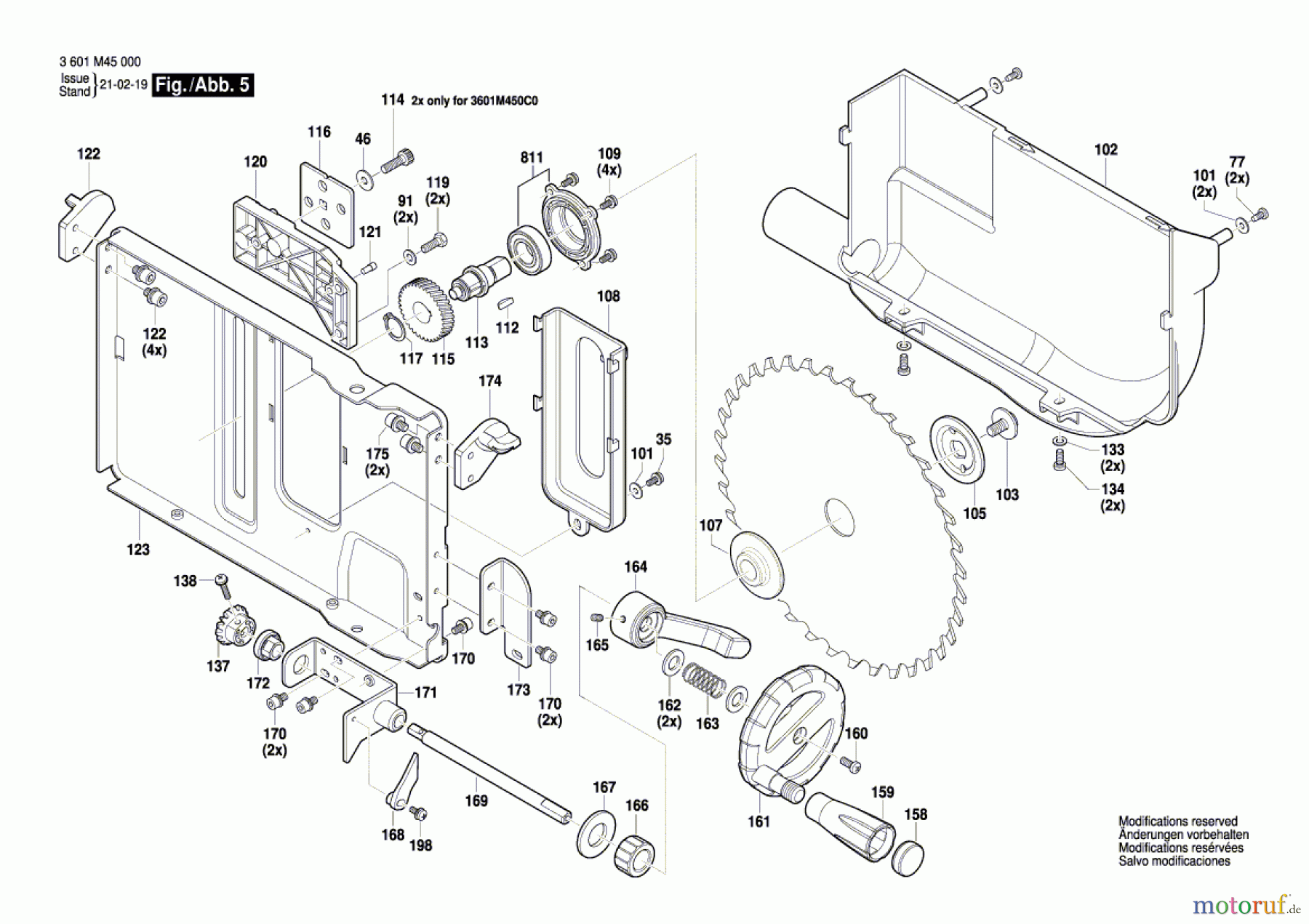  Bosch Werkzeug Tischkreissäge GTS 254 Seite 5