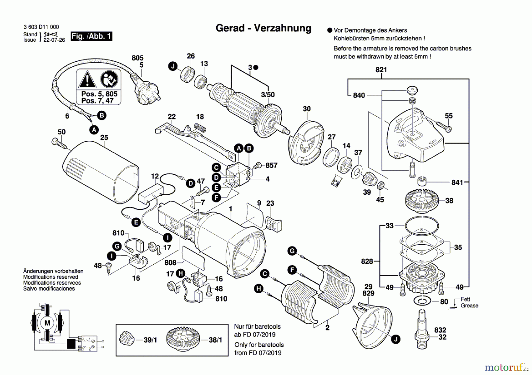  Bosch Werkzeug Winkelschleifer PWS 680-125 Seite 1