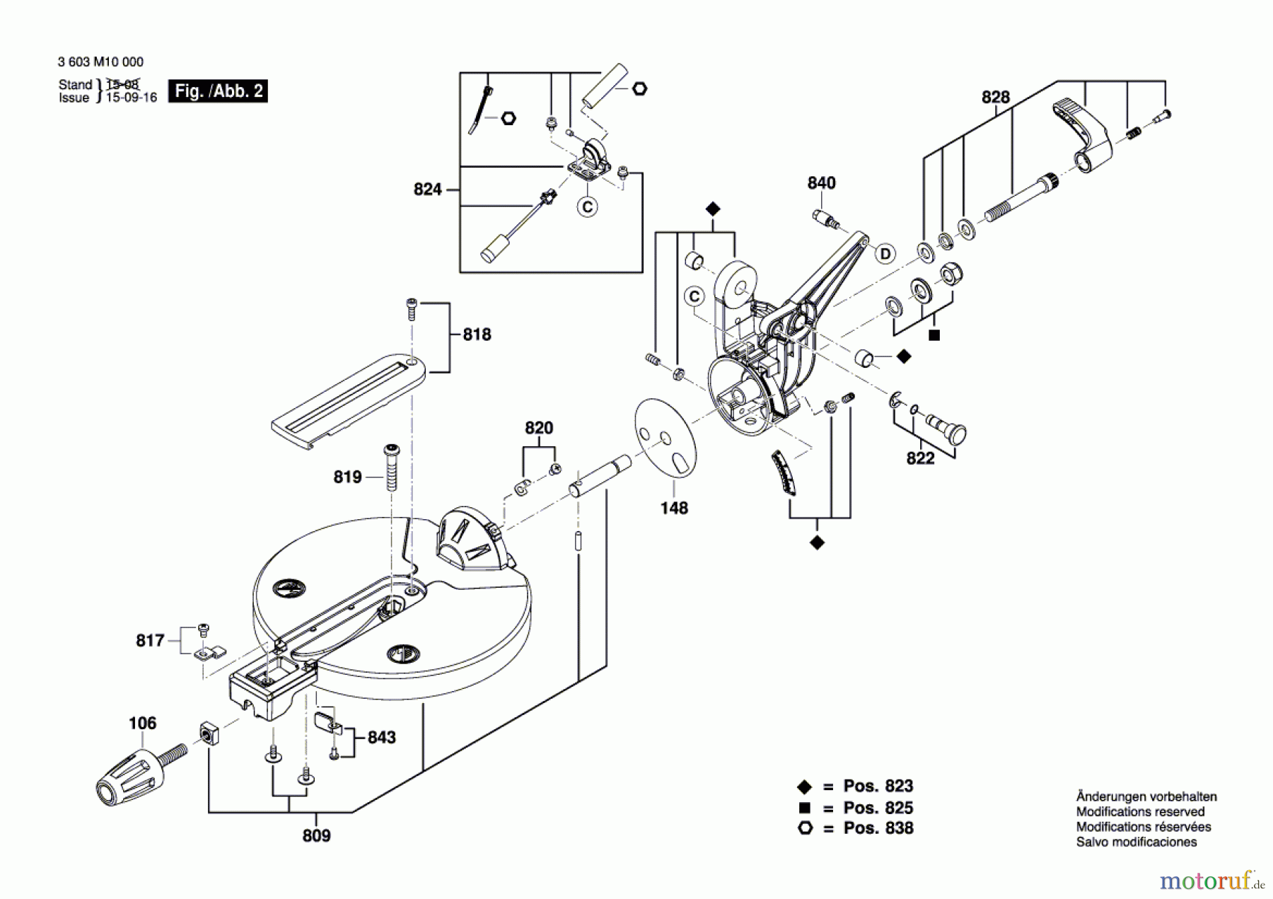  Bosch Werkzeug Kapp-/Gehrungssäge PCM 8 Seite 2