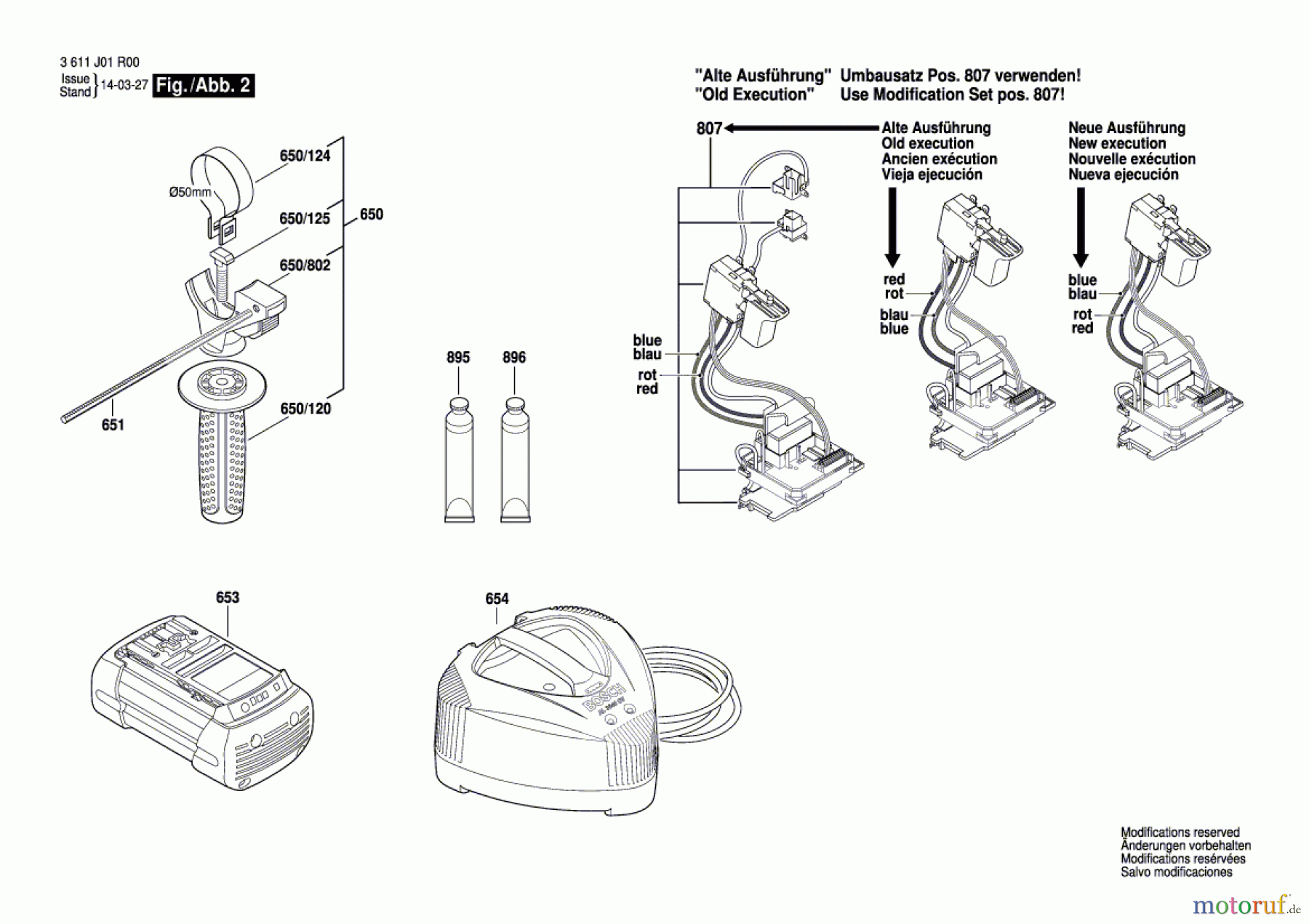  Bosch Werkzeug Bohrhammer GBH 36 VF-LI Seite 2