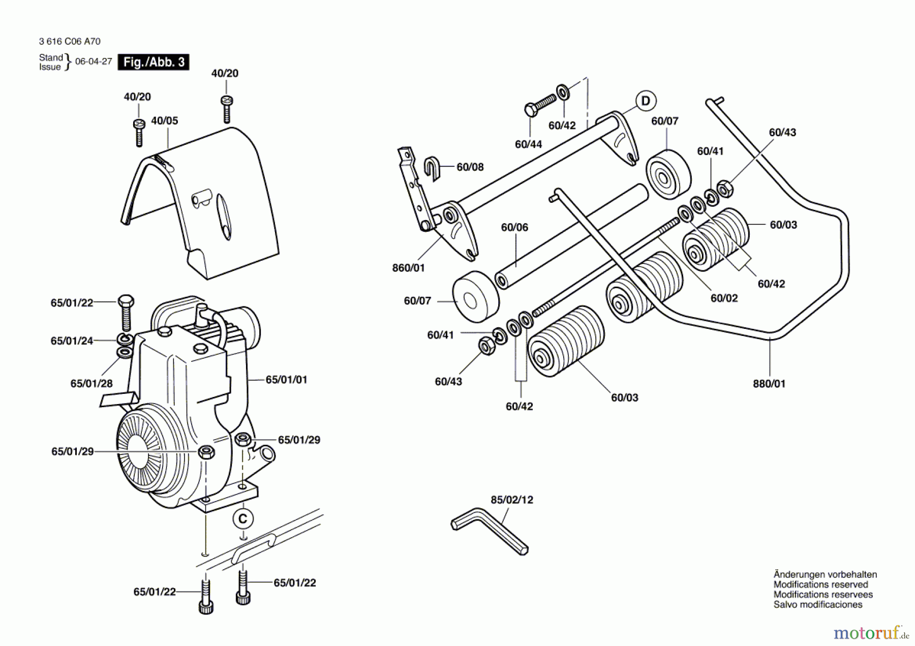 Bosch Gartengeräte Rasenmäher CLASSIC PETROL 43S Seite 3