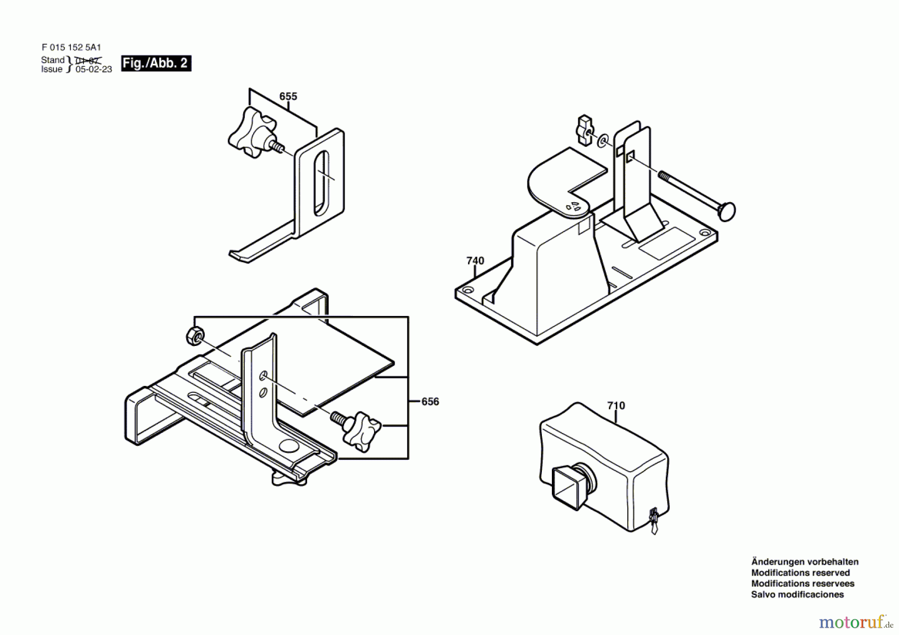  Bosch Werkzeug Handhobel 1525 Seite 2
