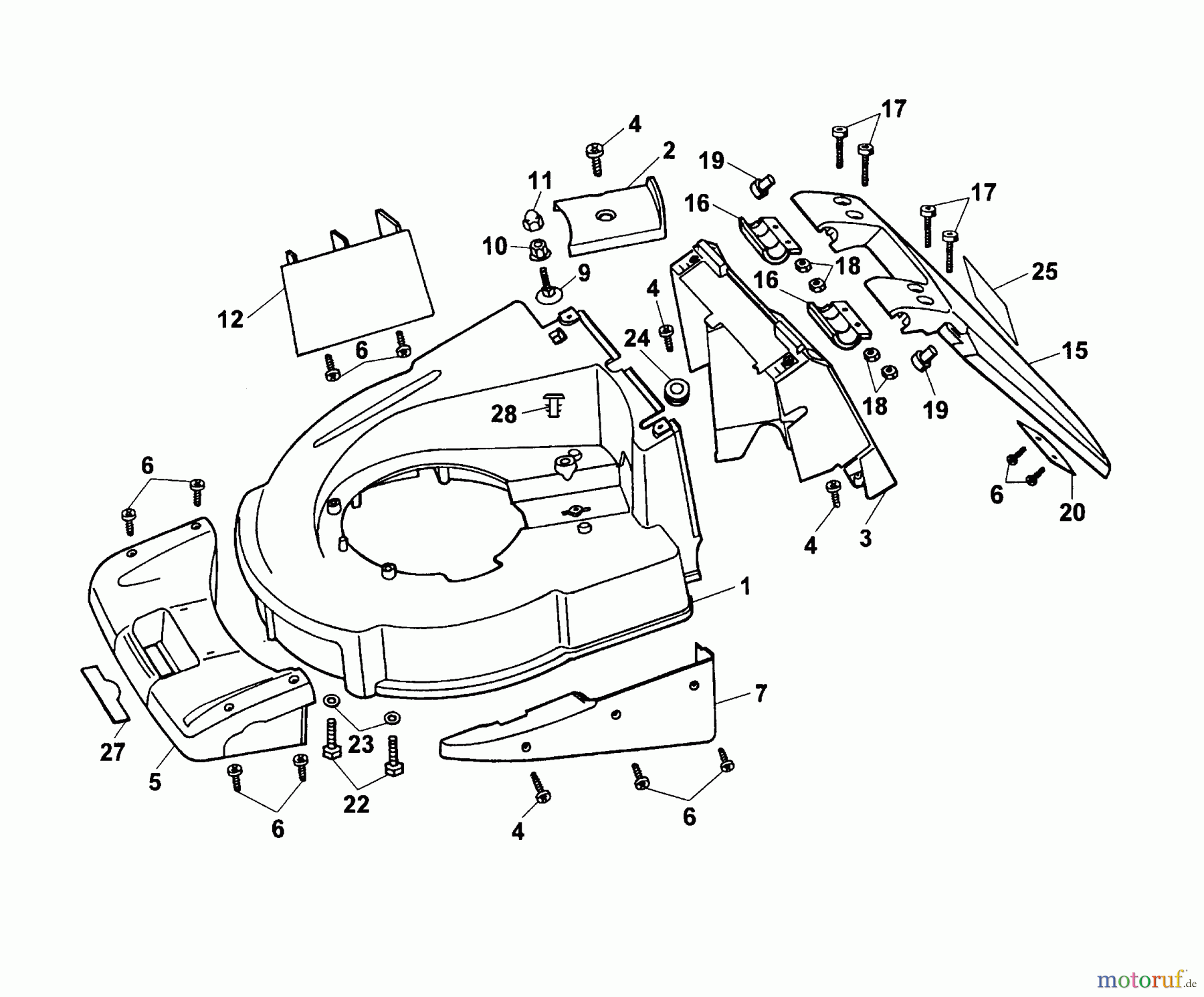  Wolf-Garten Petrol mower self propelled Concept 43 BAM 