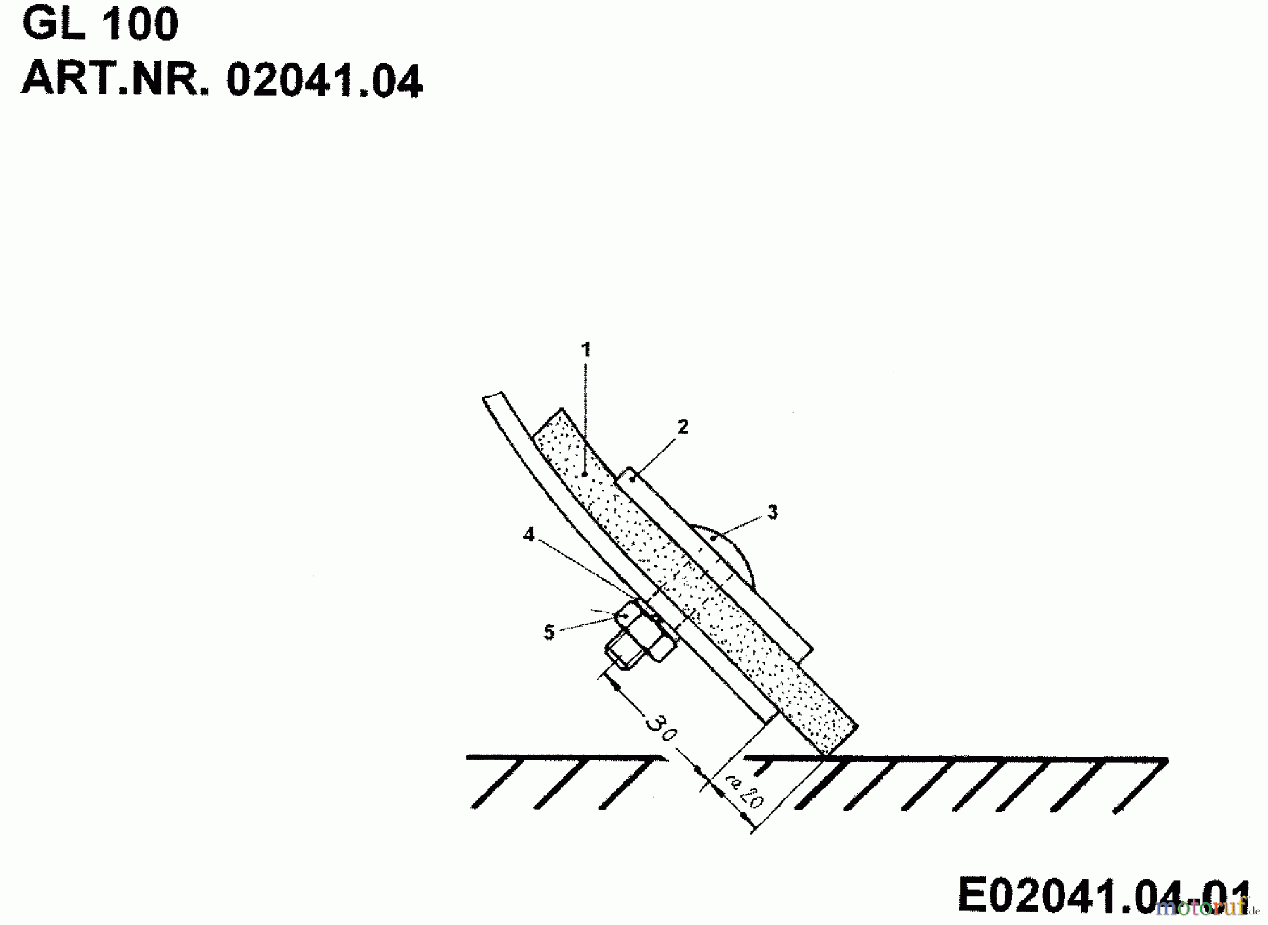 MTD Accessories Accessories multi purpose two wheel tractor Strip rubber for snowblade GL 100 for RS 100 02041.04 (1992) Basic machine