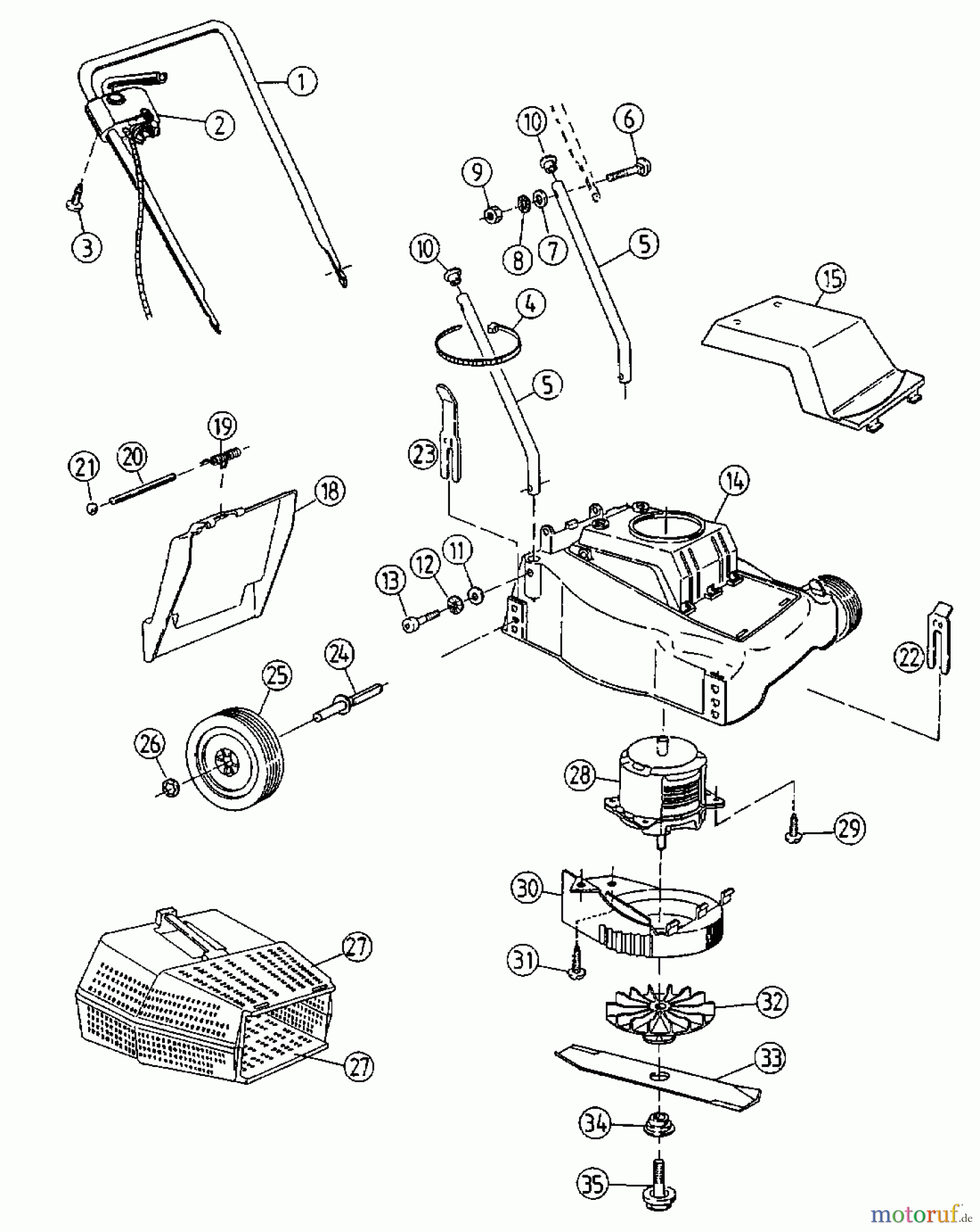  White Electric mower 33 E-W 18C-A6C-679  (2000) Basic machine