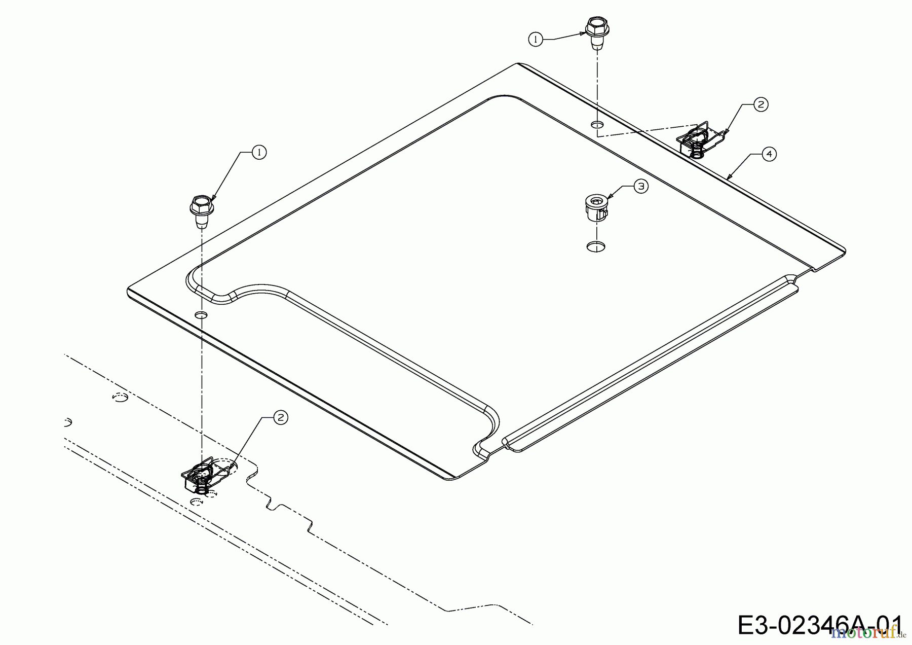  Motec Lawn tractors MTBS 500 Y 13AA692F640  (2004) Shifting diagramm