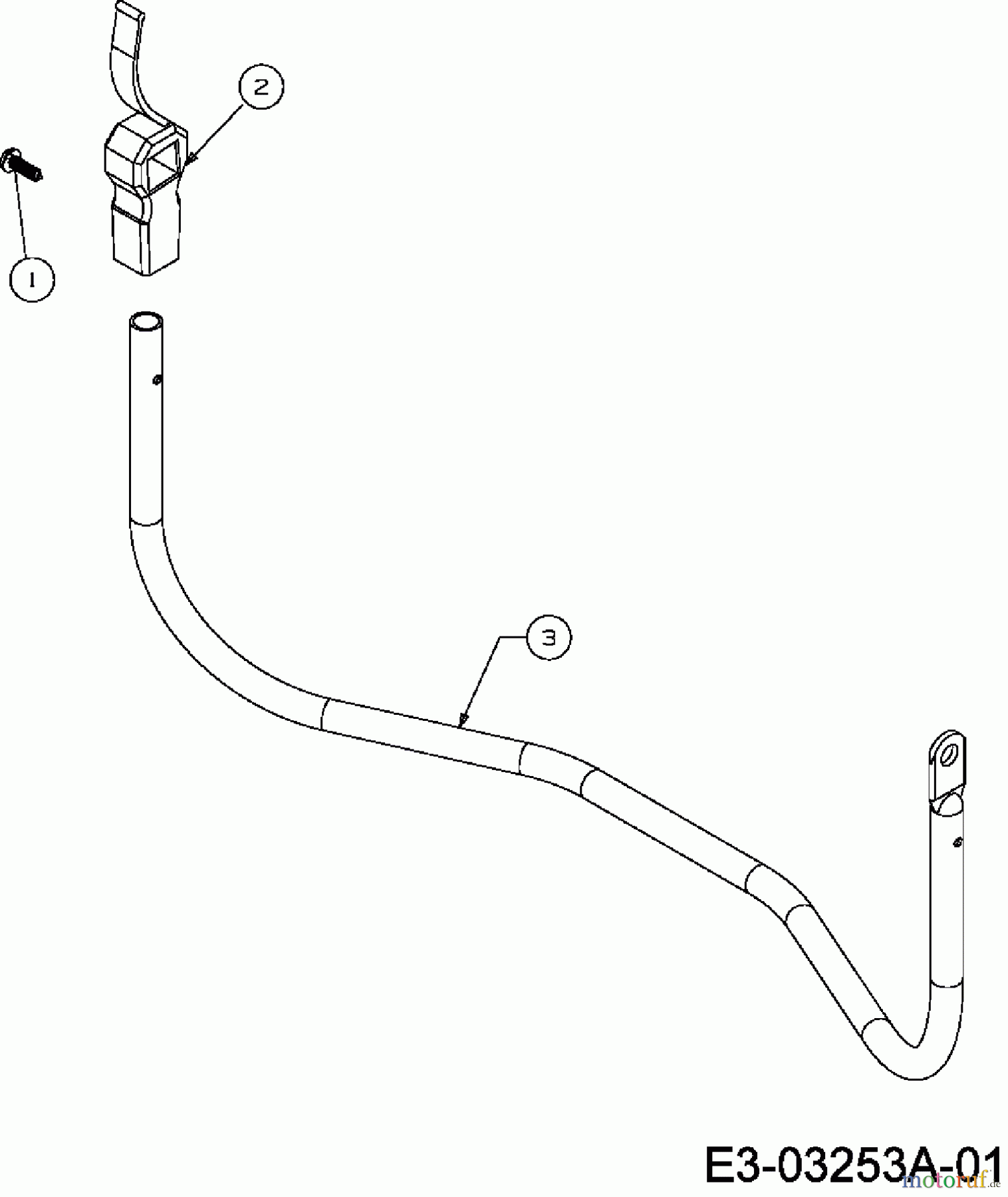 Merox Electric mower MX 33 E 18D-M4D-667 (2009) Shift lever