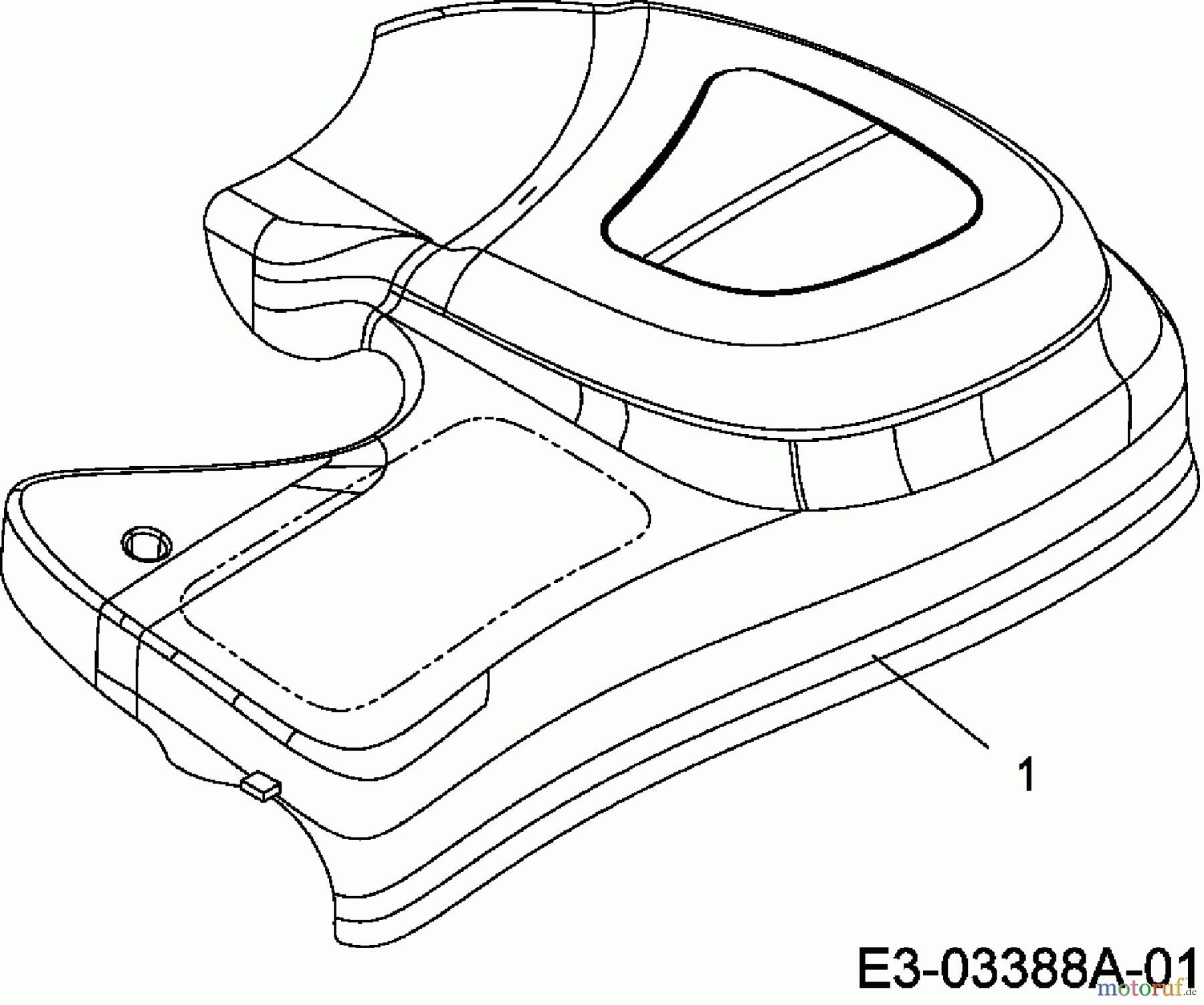  Best Garden Petrol mower self propelled BG 53 HWM 12A-568E625  (2007) Cover gearbox