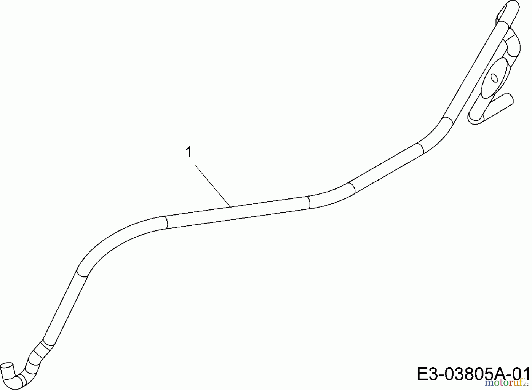 Terradena Petrol mower PM 460 OHV 11C-J1JD651 (2009) Brake lever, Drive lever