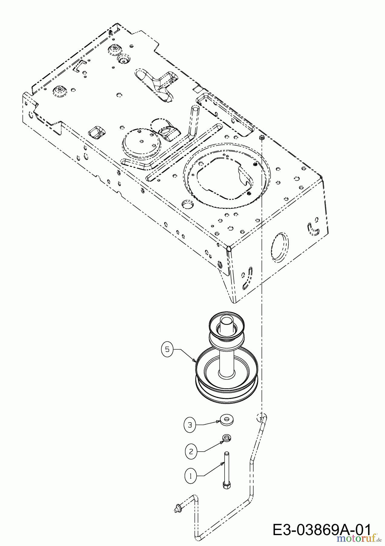  Guem Lawn tractors GE 130 13HH763E607  (2015) Engine pulley