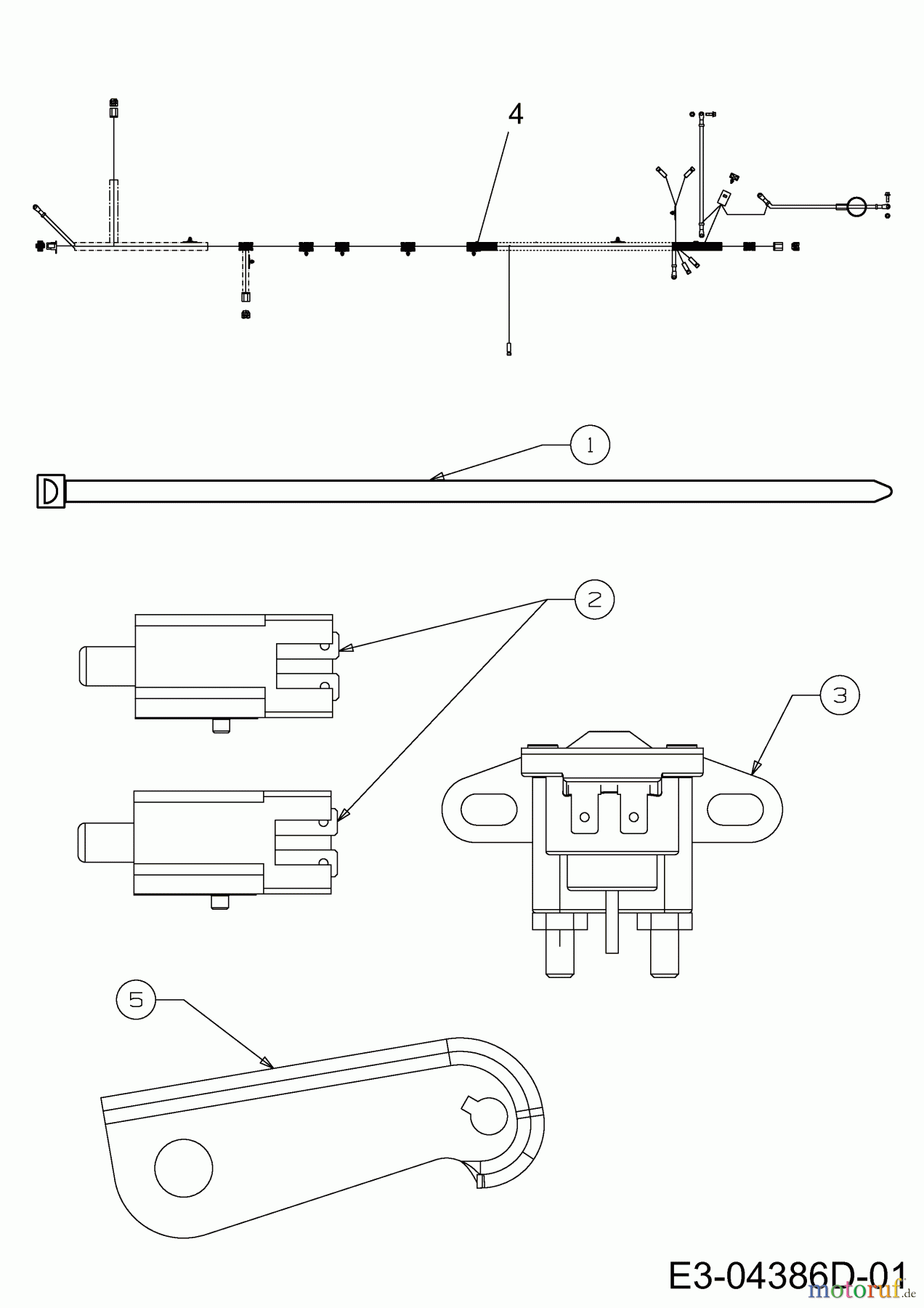  Mastercut Lawn tractors Mastercut 96 13CH761F659  (2013) Electric parts