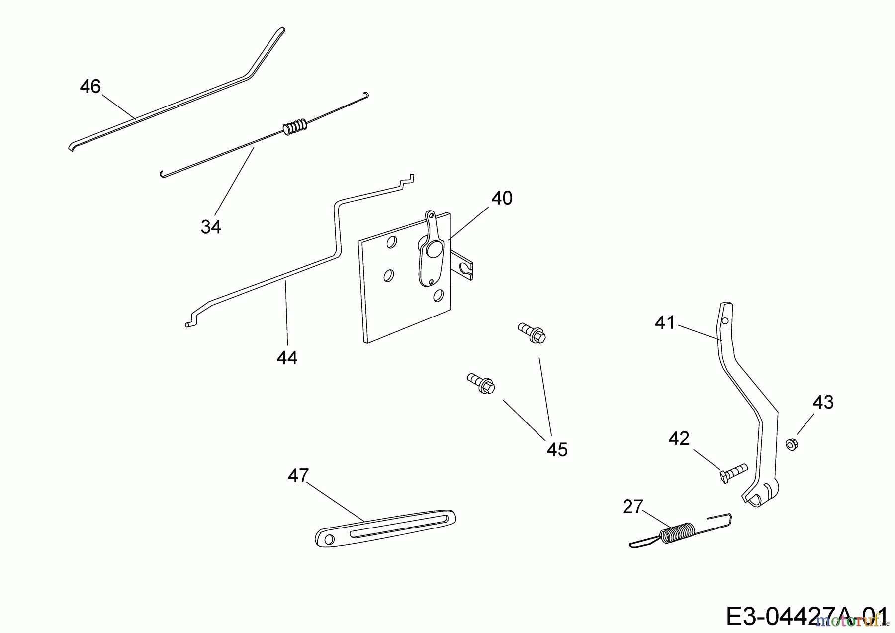  MTD-Engines MTD vertical 1 P 70 LH 752Z1P70LH  (2007) Governor