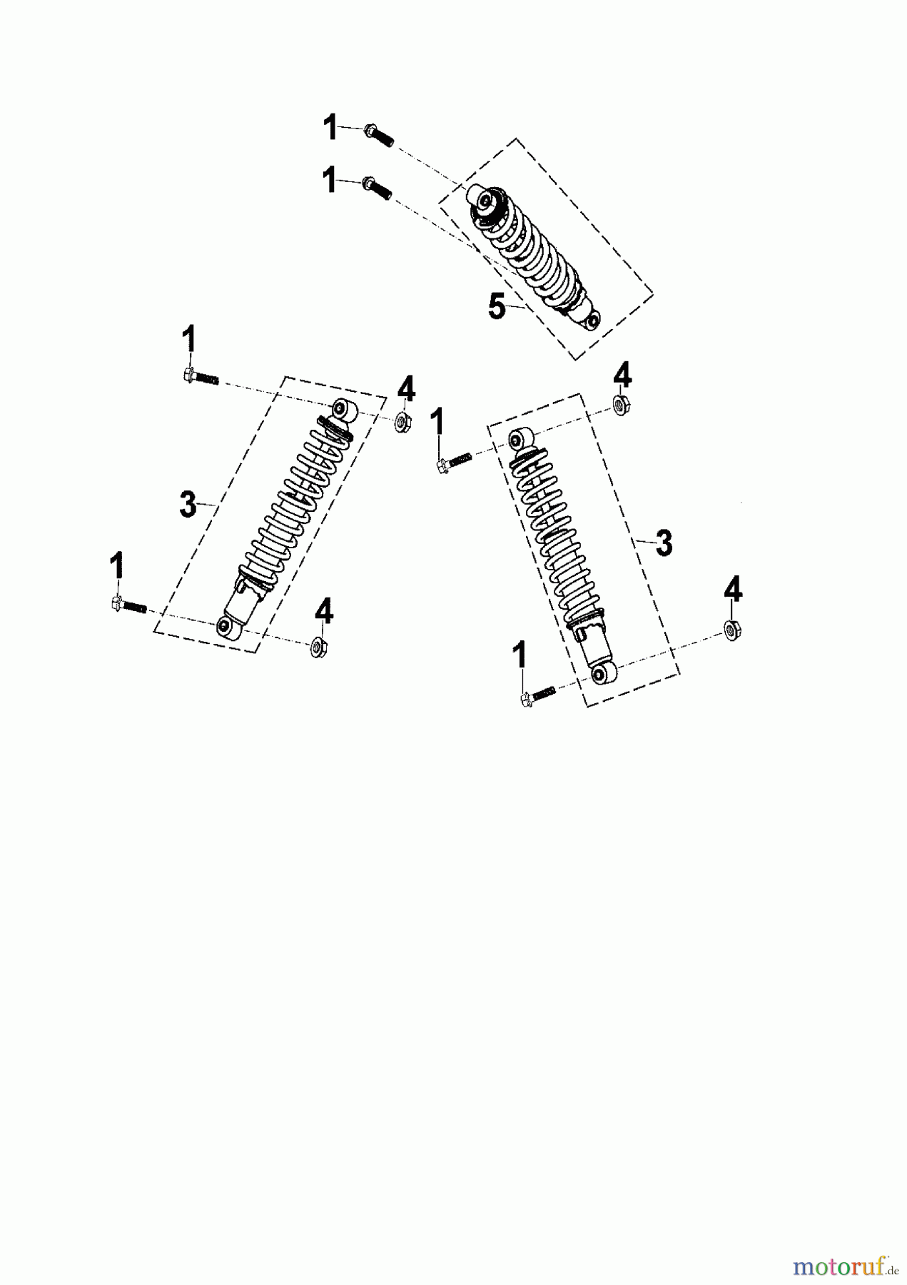  Cub Cadet Quads SS 230 36AA135O603  (2009) Suspension