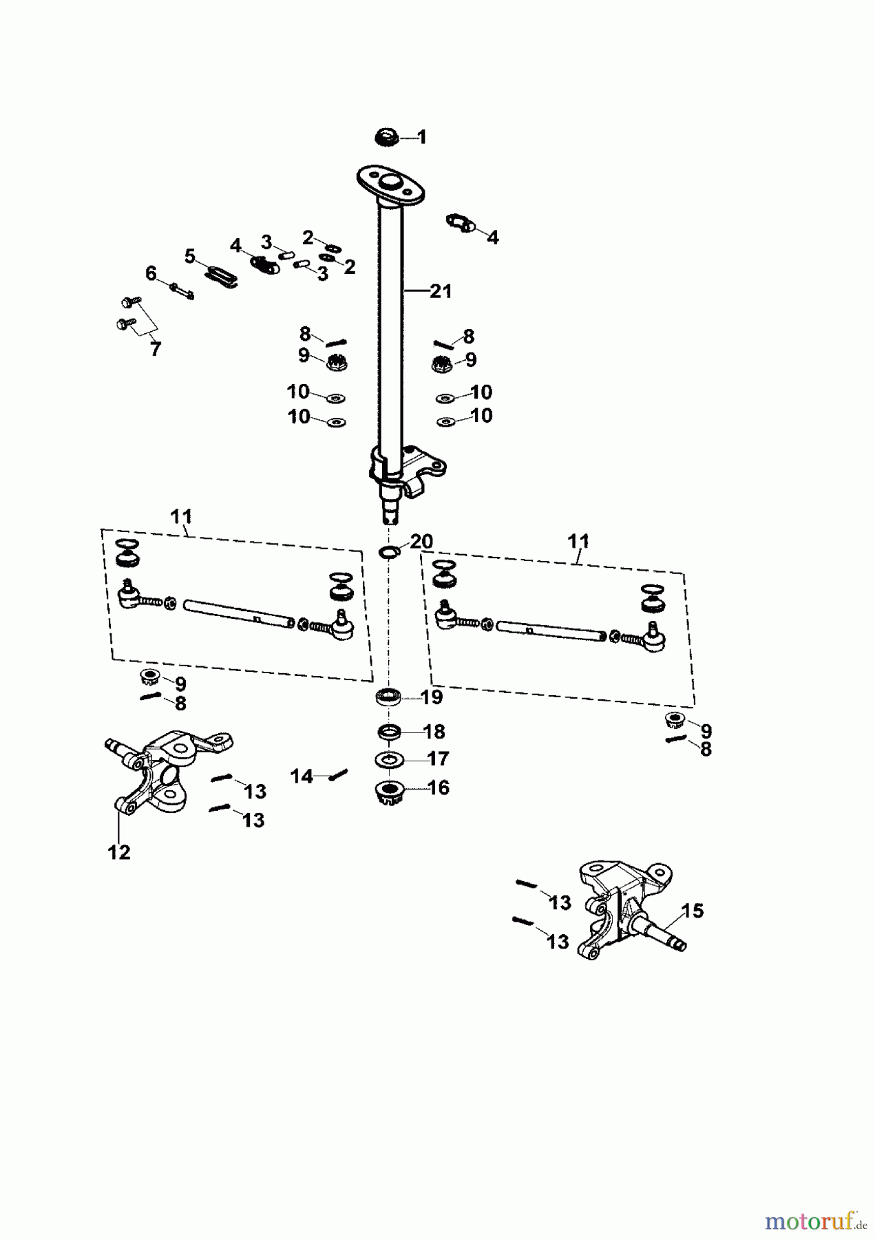  Cub Cadet Quads SS 230 36AA135O603  (2009) Steering, Pivot bar