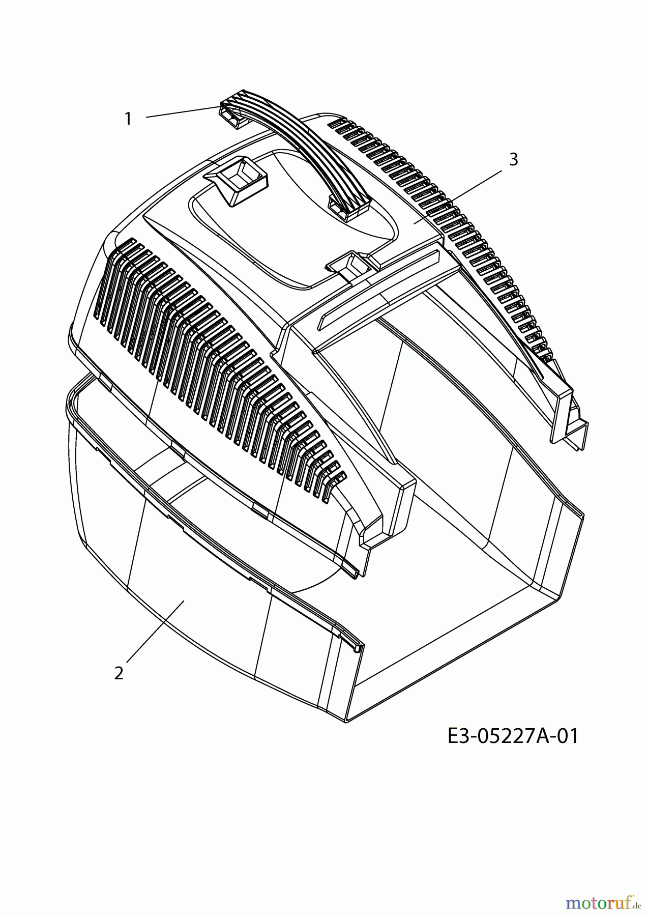  Wolf-Garten Electric mower Campus 32 E 18D-U0C-650  (2010) Grass box