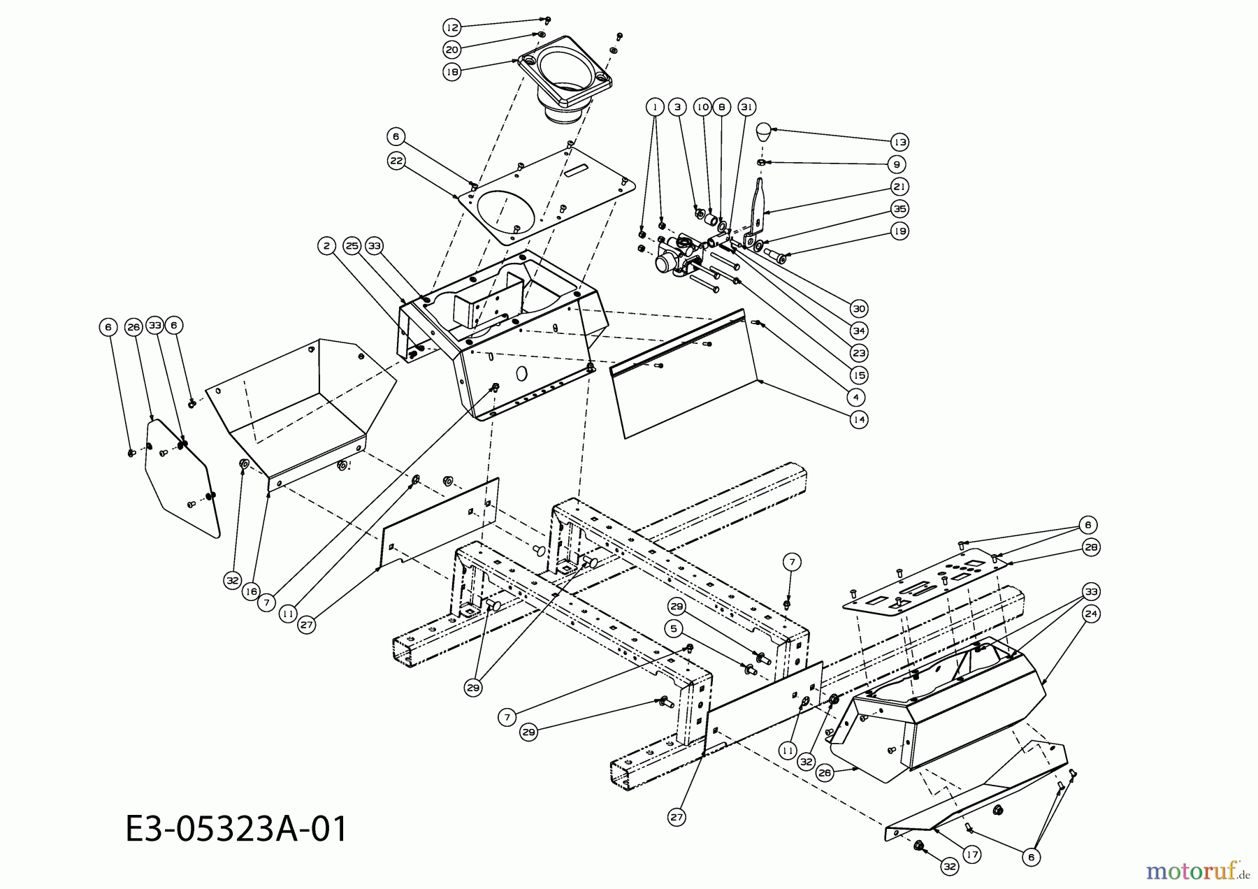 Cub Cadet Zero Turn Tank S 60 53AY8DU6603 (2010) Habillages jusqu`au 02.09.2009