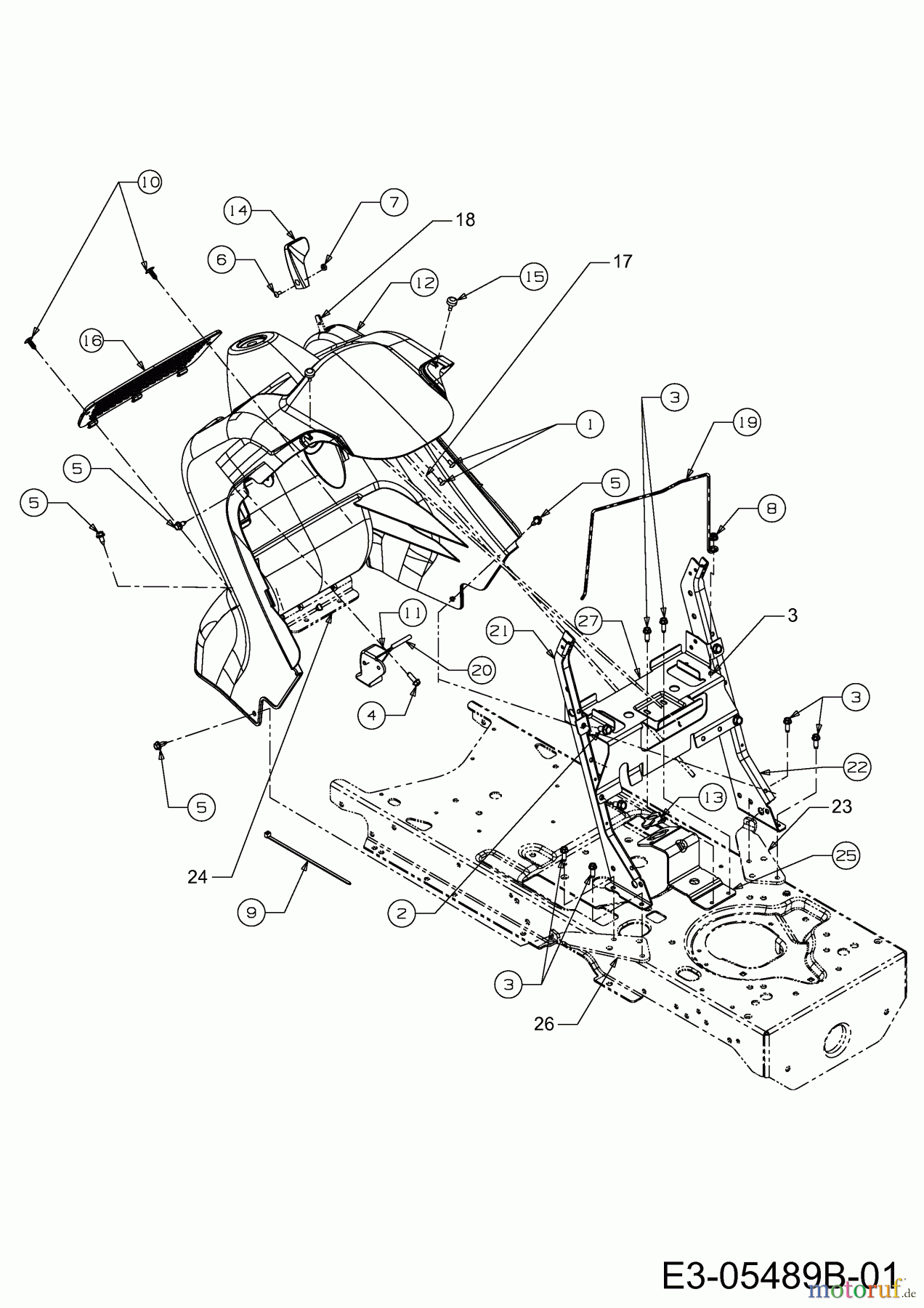  Cub Cadet Zero Turn All Rounder 1050 17AI9BKP603  (2012) Dashboard