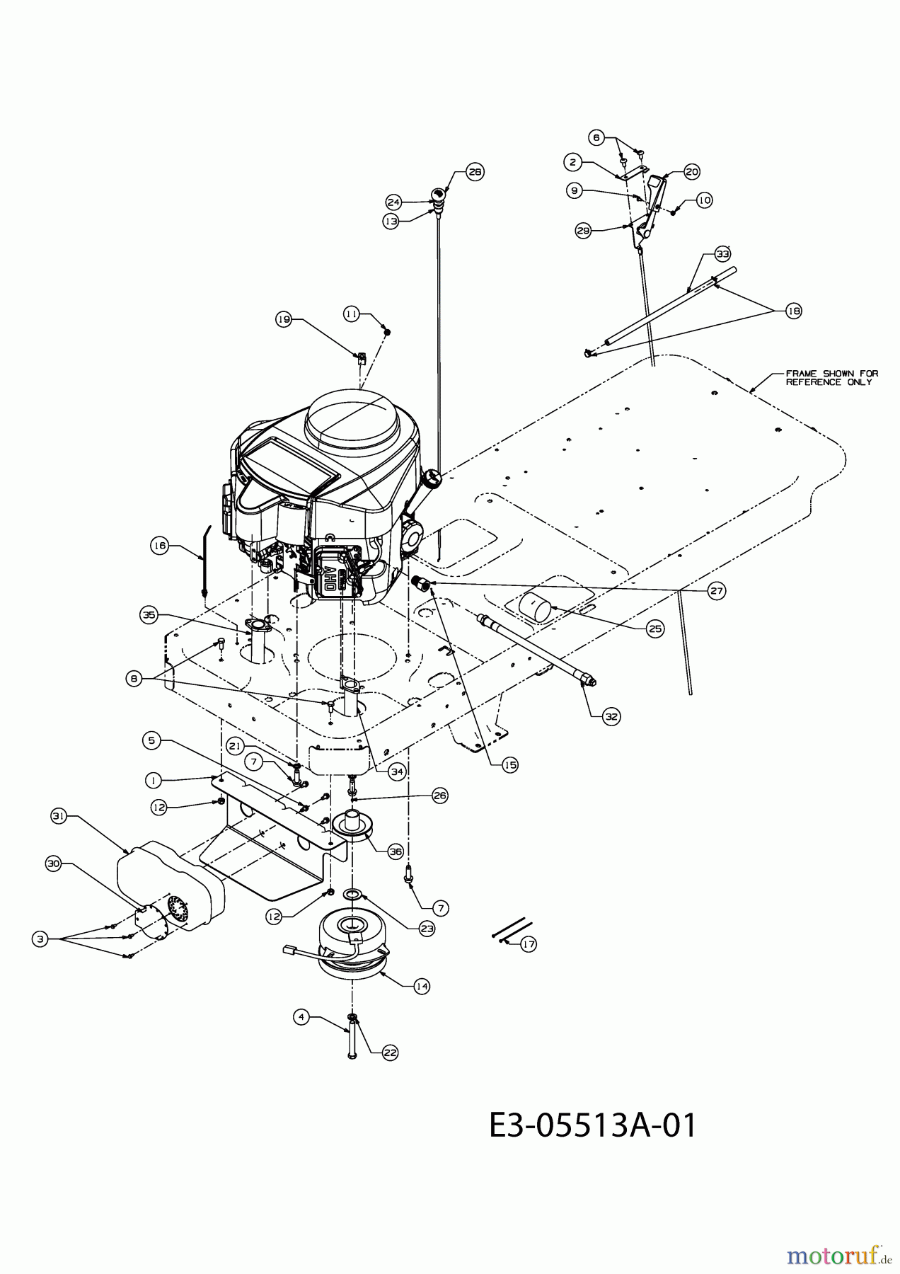 Cub Cadet Zero Turn RZT 54 17AI2ACK603 (2010) Engine accessories