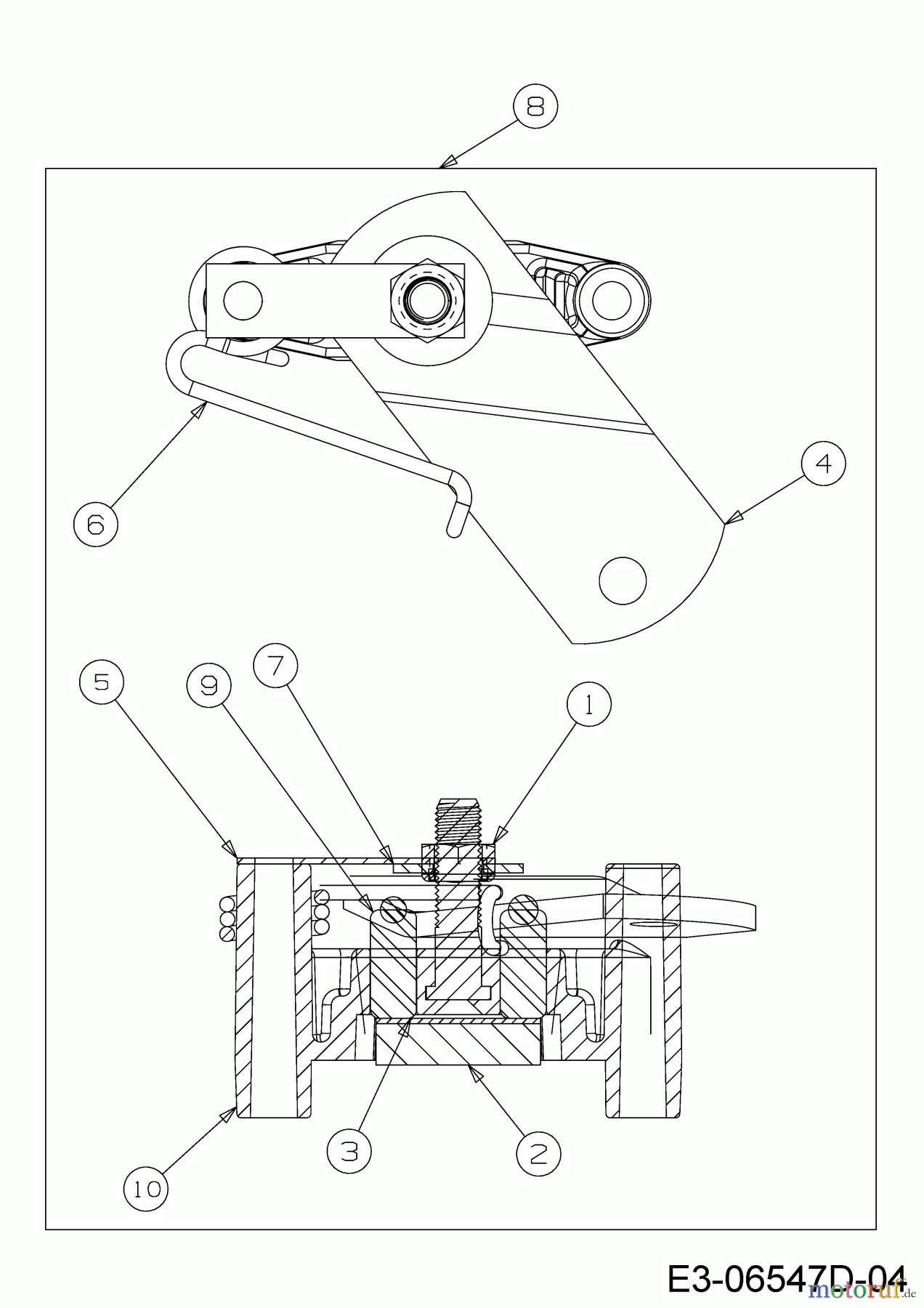  Bestgreen Lawn tractors BG 96 SBK 13H2765F655  (2017) Brake