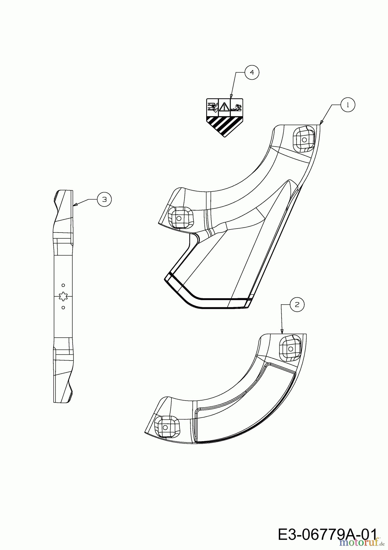  Cmi Lawn tractors 60 E 13C1054-620  (2012) Mulch kit