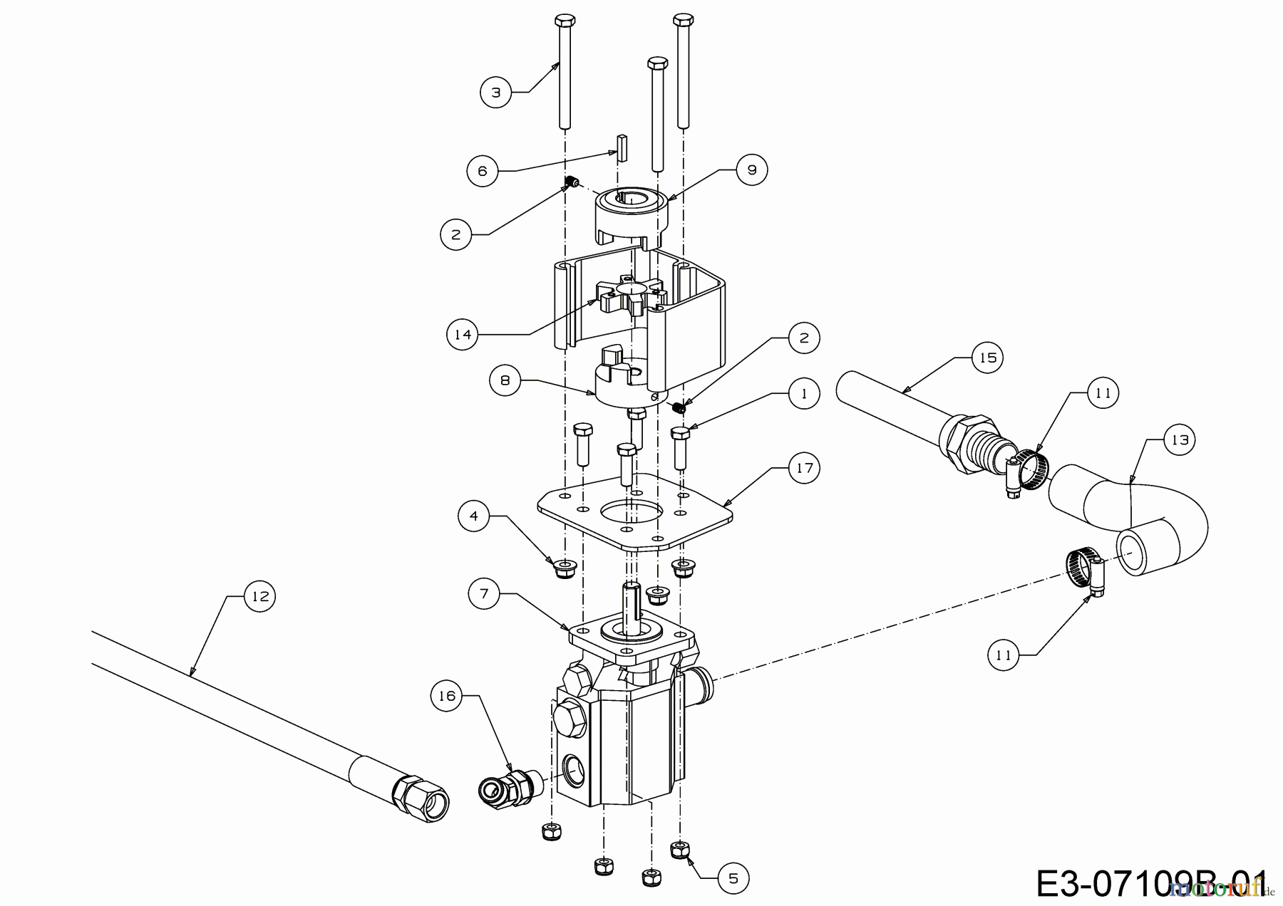  MTD Log splitter LS 550 24AI550C678  (2017) Gear pump