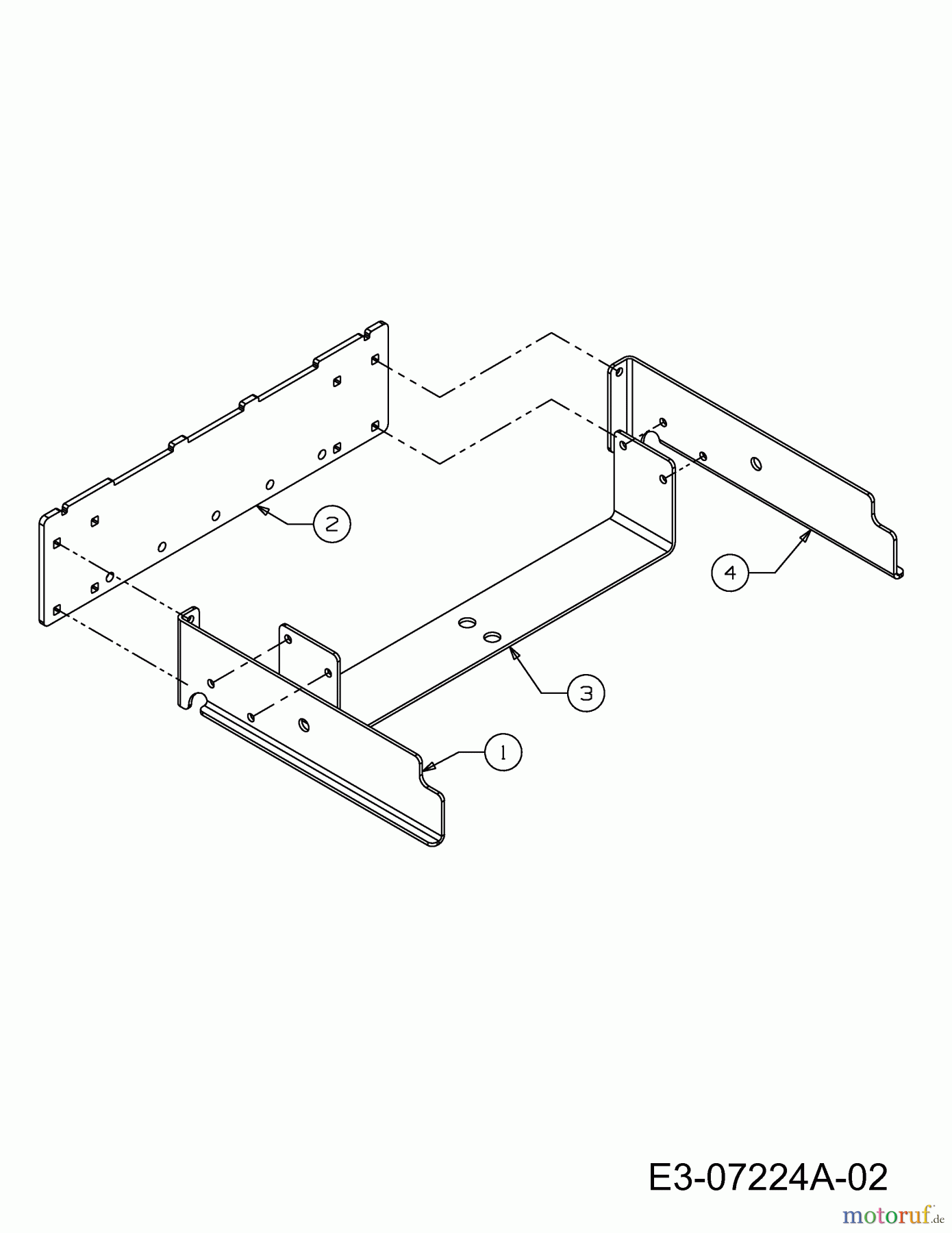  MTD Accessories Accessories Zero Turn Grass catcher for All Rounder 1050 19A70006100  (2011) Adapter bail