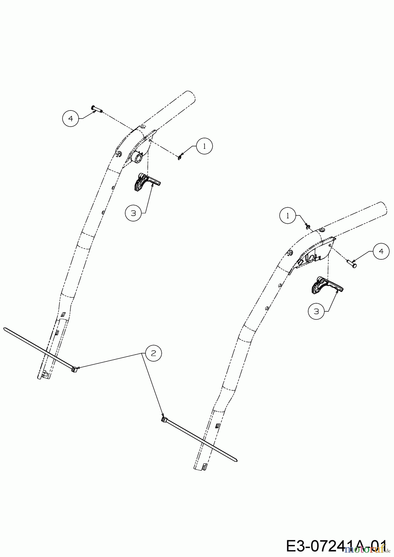  Cub Cadet Snow throwers 730 HD TDE 31AY77KZ603  (2015) Lock lever