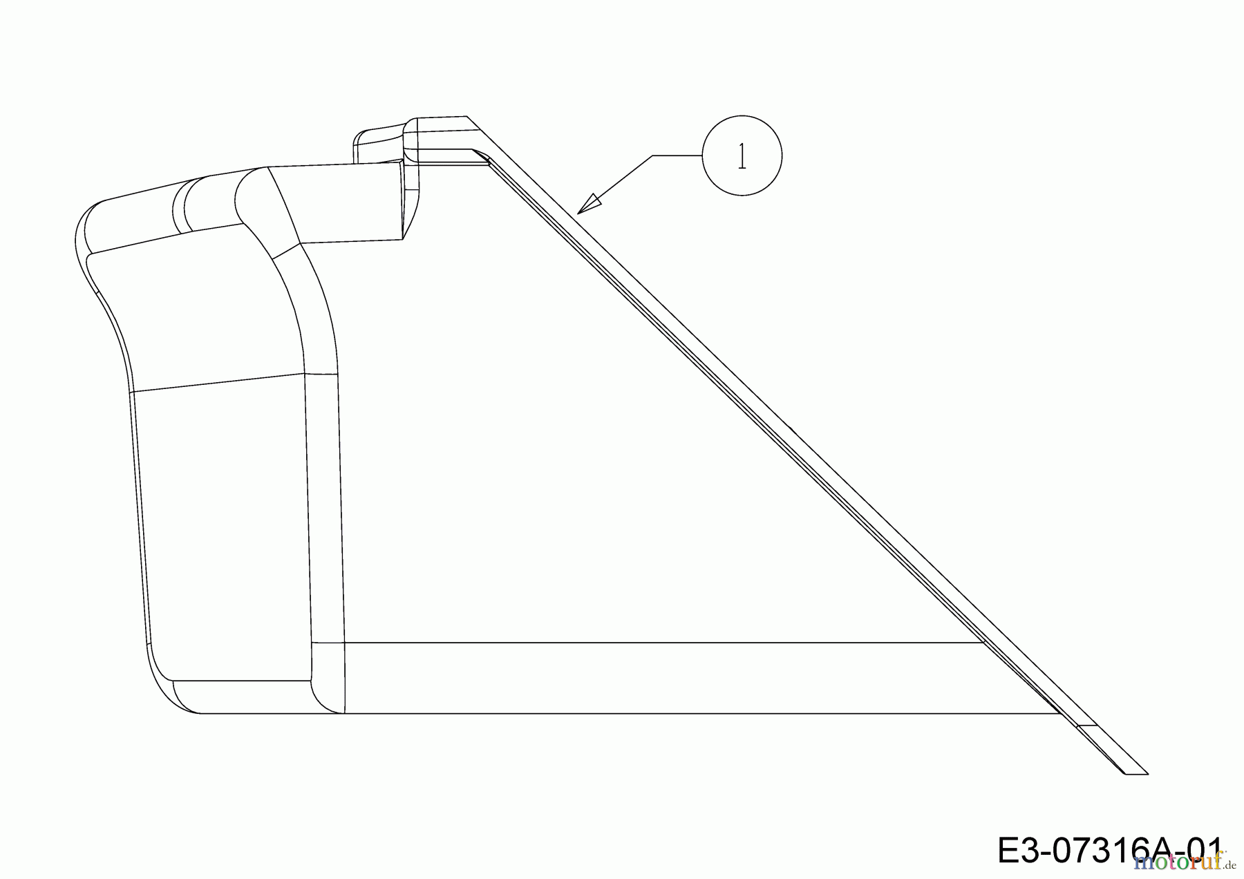  Wolf-Garten Petrol mower Expert 46 B 11A-K15E650  (2012) Mulch plug