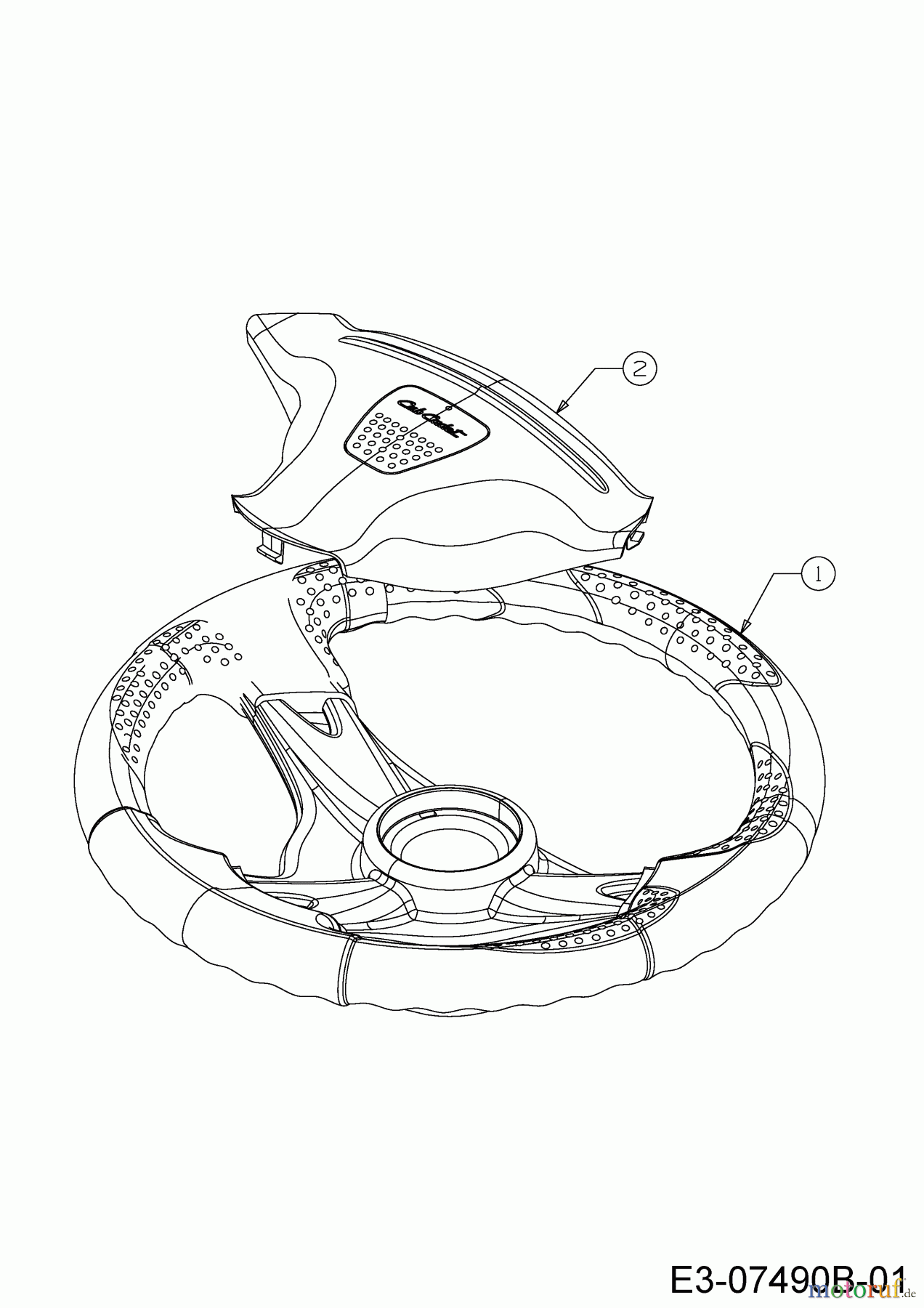  Cub Cadet Lawn tractors LT 3 PS 107 13HT79DG603  (2017) Steering wheel