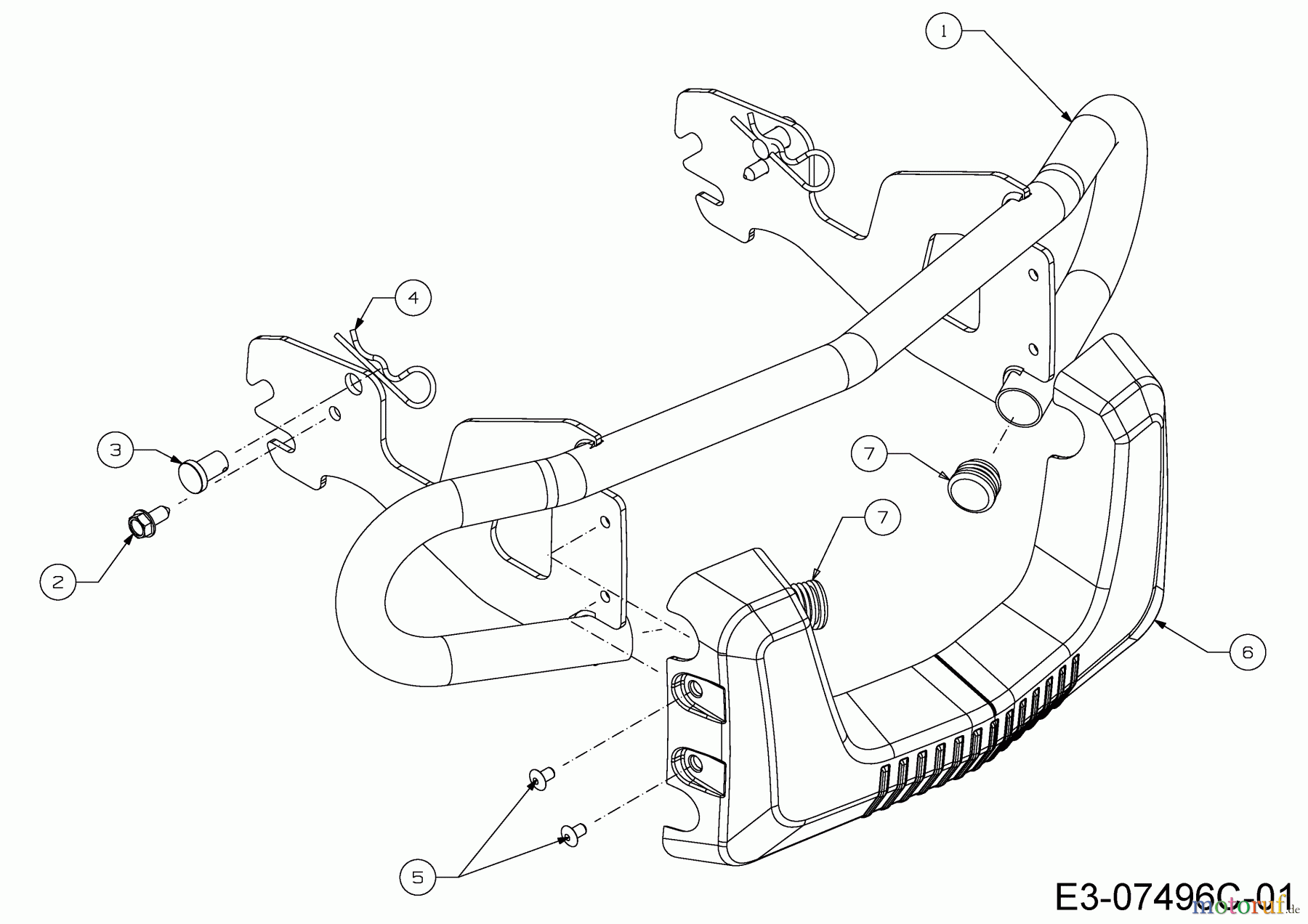 WOLF-Garten Expert Lawn tractors Expert 105.180 H 13HG91WN650 (2014) Bumper