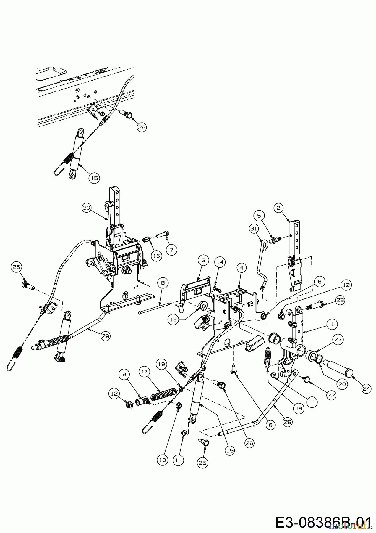  Cub Cadet Zero Turn RZT 54 17AICACK603  (2015) Steering