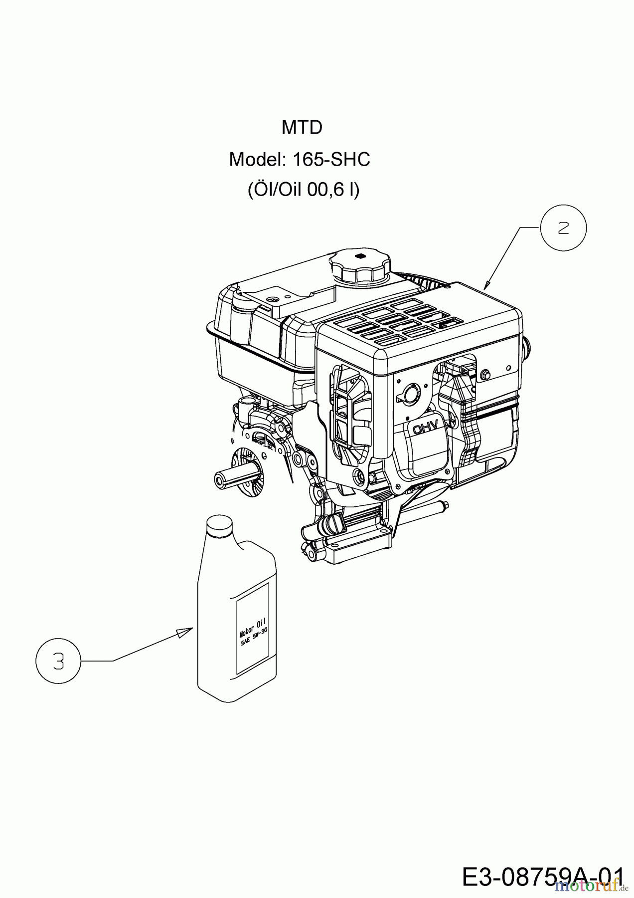  Wolf-Garten Snow throwers SF 56 31A-32AD650  (2018) Engine MTD