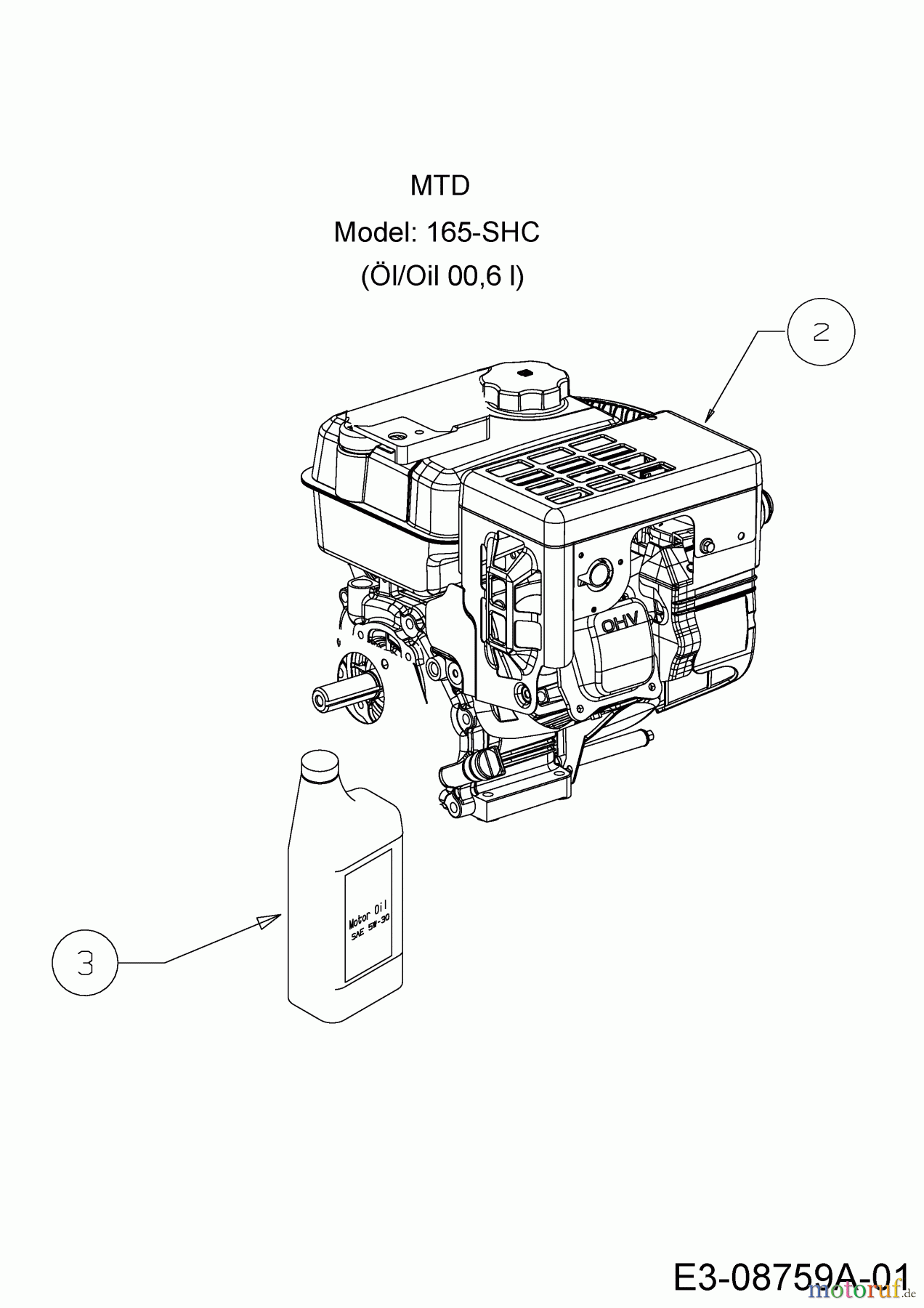  Wolf-Garten Snow throwers Select SF 56 31A-32AD650  (2013) Engine MTD