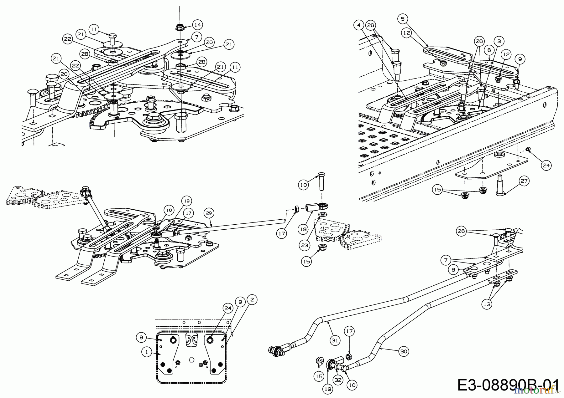 Cub Cadet Zero Turn RZTS 50 17AICBDQ603 (2016) Steering