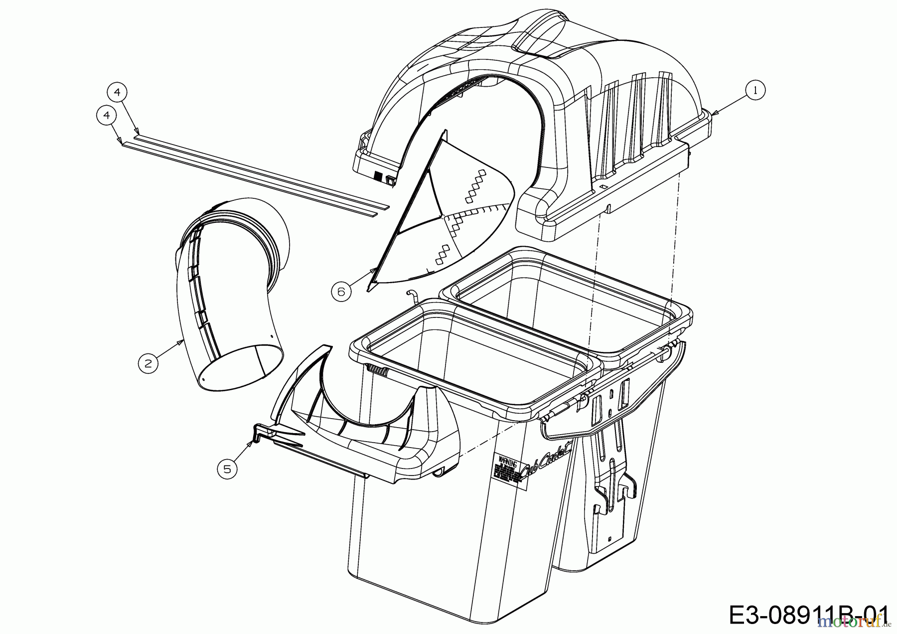  MTD Accessories Accessories Zero Turn Grass catcher for RZT 50 with mowing deck Q (50