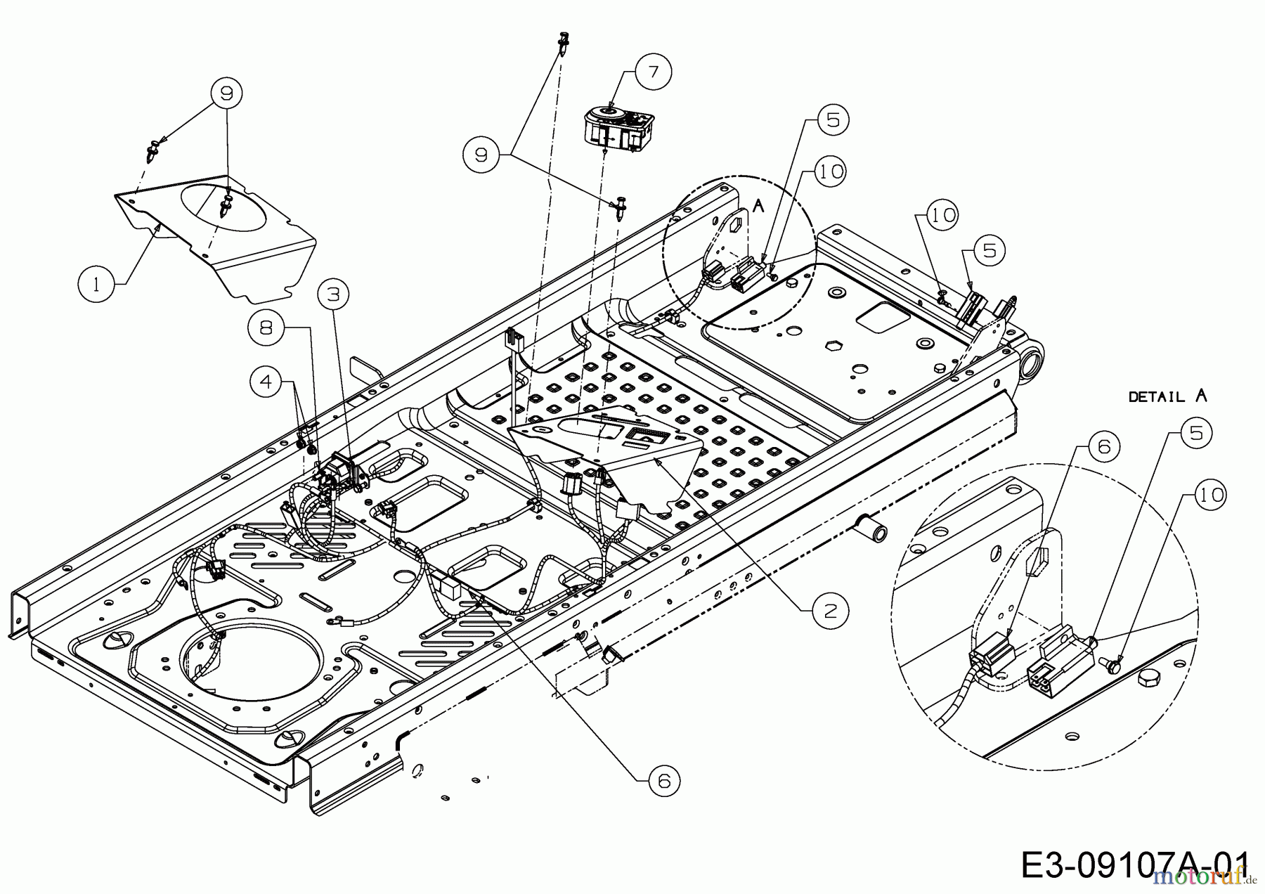 Cub Cadet Zero Turn Z-Force SZ 60 17ASDGHD010 (2015) Electric parts