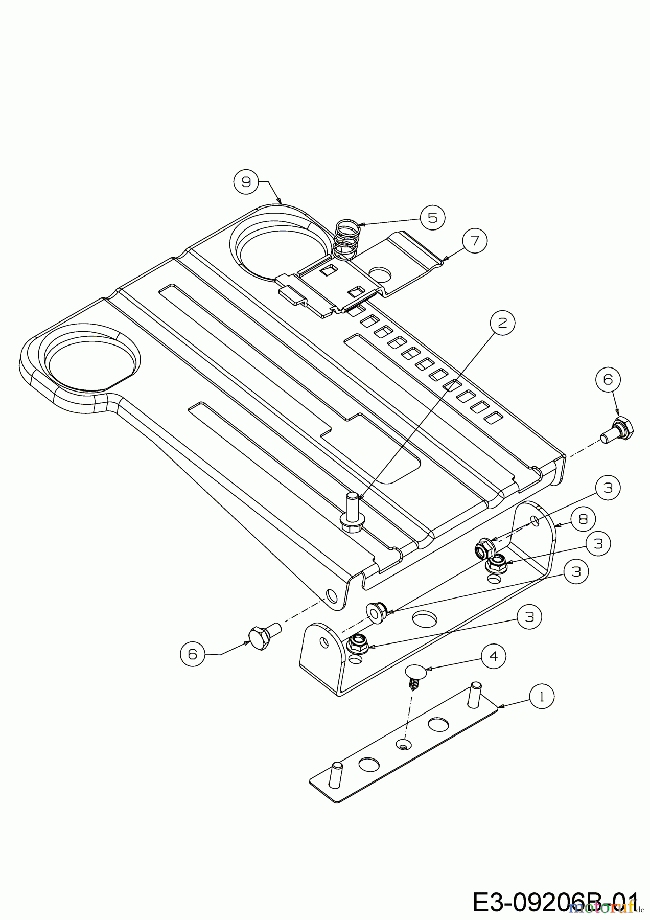  Cub Cadet Garden tractors XT 3 QS 137 14AIA5CA603  (2017) Seat bracket