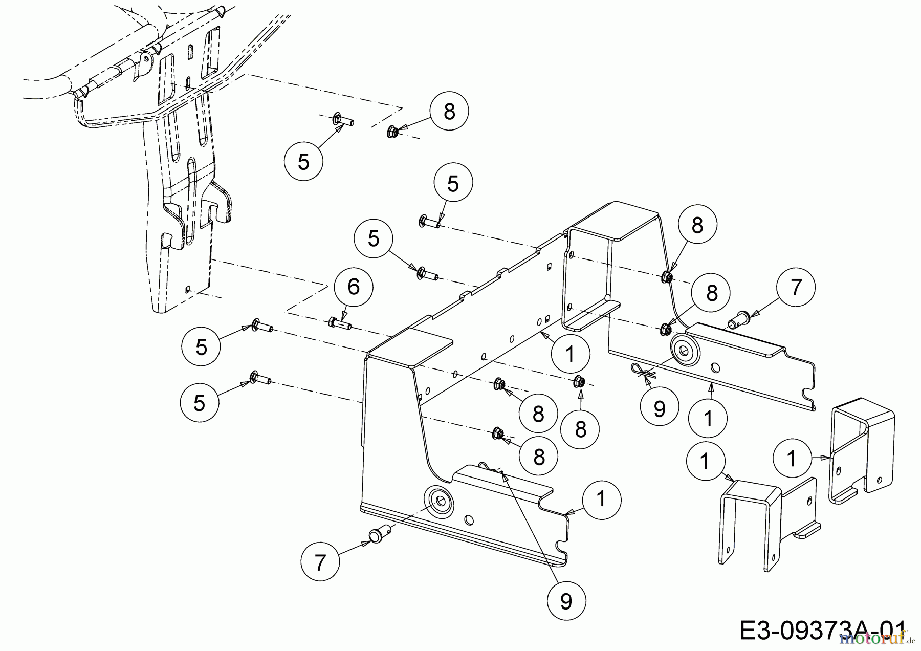 MTD Accèssoires Accèssoires Zero Turn Dispositif de réception de l'herbe pour RZTL 50 avec plâteau de coupe Q (50