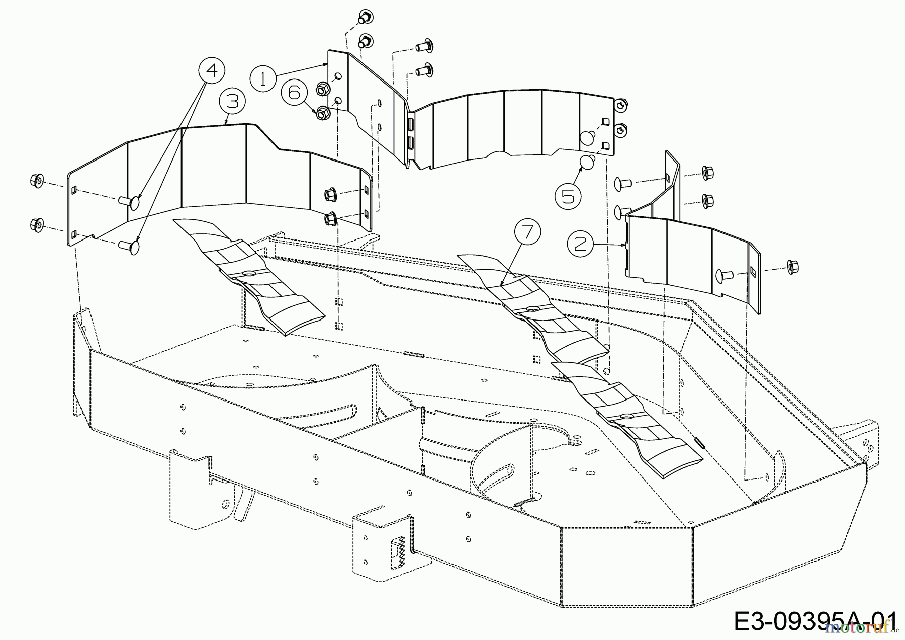  Cub Cadet Zero Turn XZ 3-48 17BIDGHB603  (2017) Mulch kit