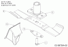 Spareparts Blade, Blade adapter, Mulch plug from 14.11.2016