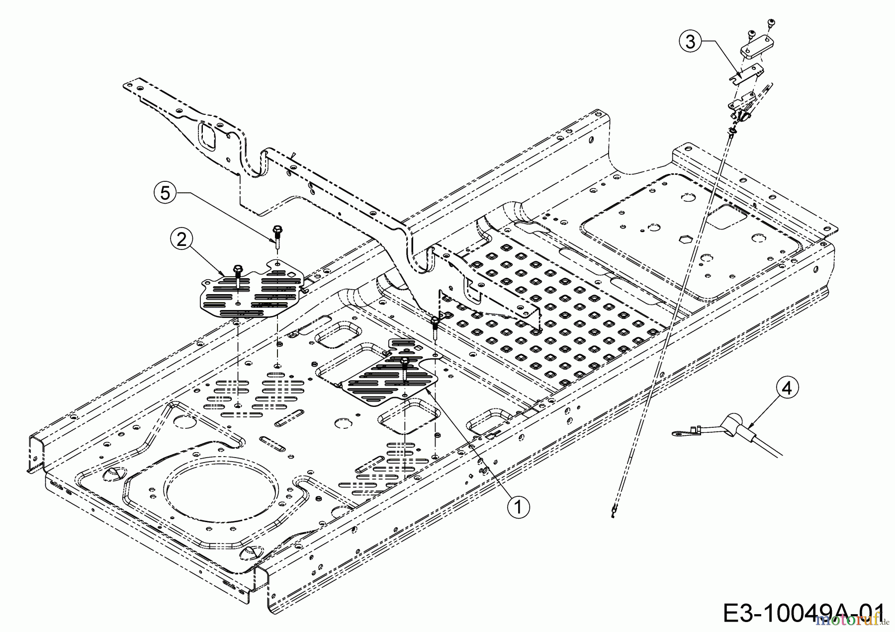 Cub Cadet Zero Turn Z1 137 53AWEFJA603 (2017) Covers frame