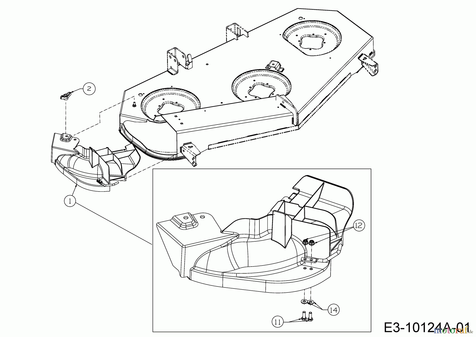 Cub Cadet Garden tractors XT3 QS137 14AIA5CA603 (2018) Mulch plug