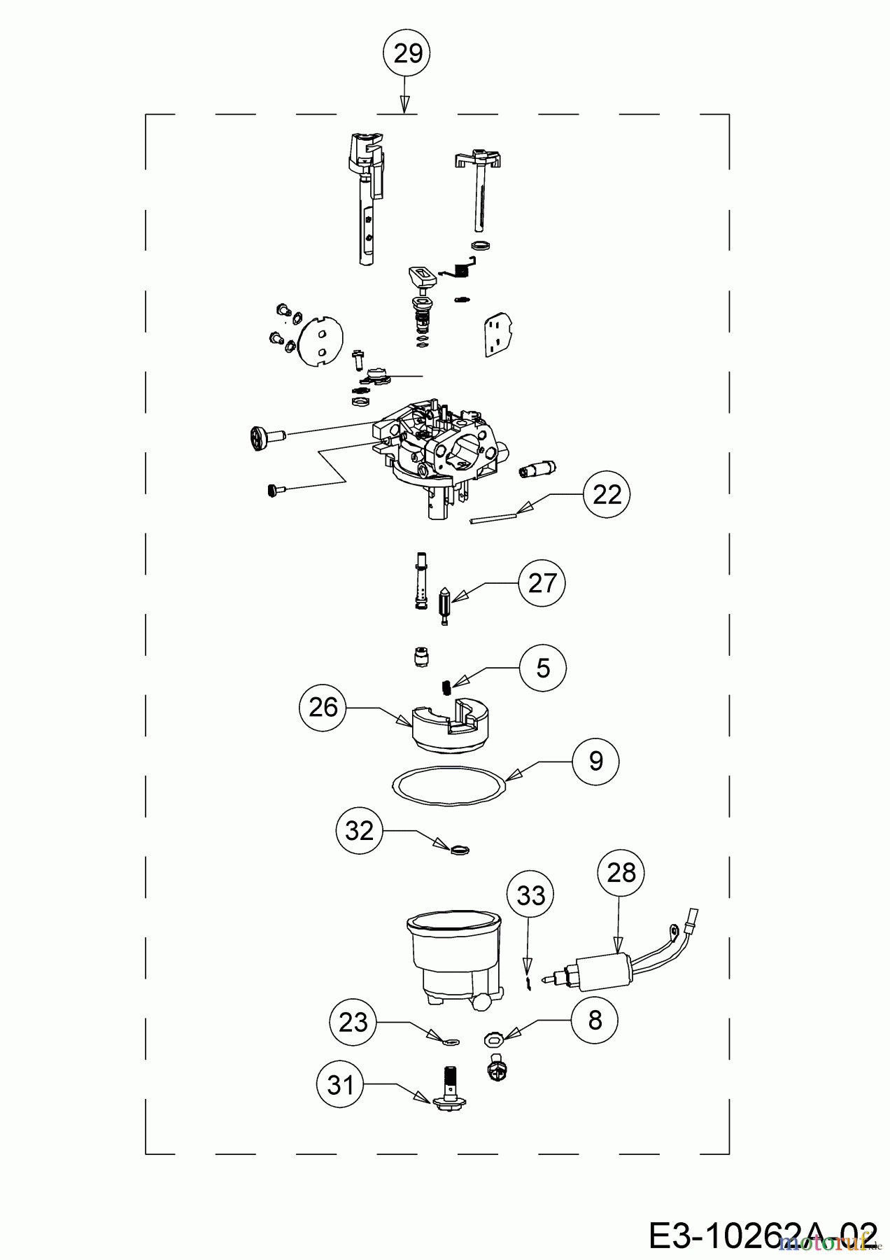  MTD-Engines Vertical 4P90HUD 752Z4P90HUD  (2018) Carburetor