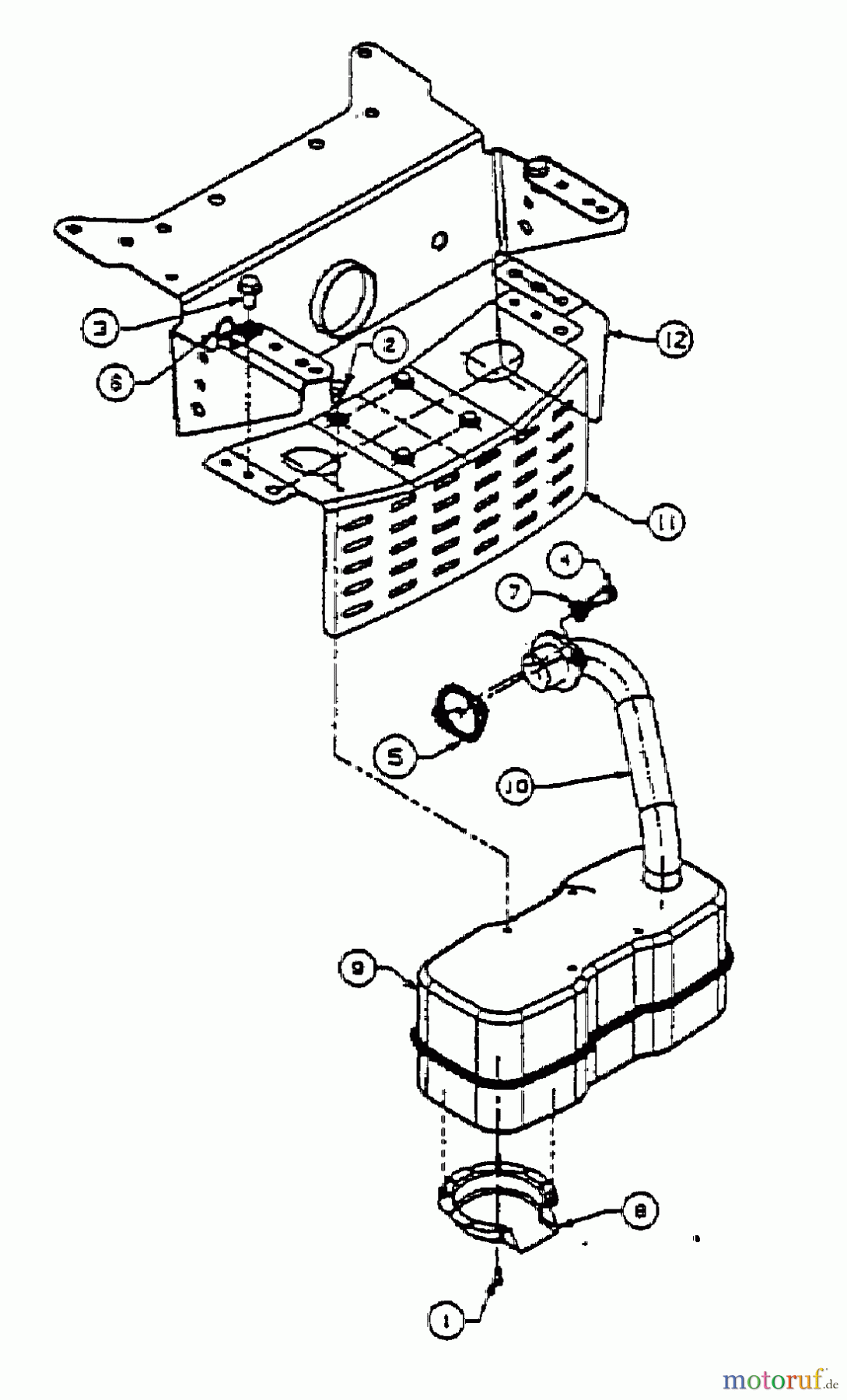  MTD Lawn tractors EH/160 13AT795N678  (1998) Engine accessories