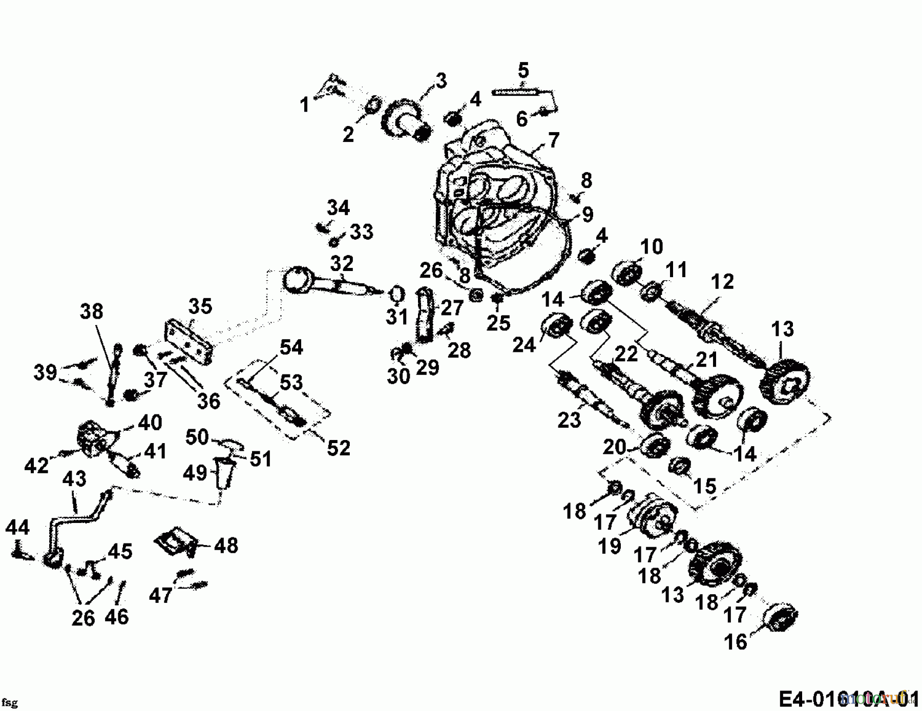  Cub Cadet Quads UT 180 36AB124-603  (2006) Shift lever