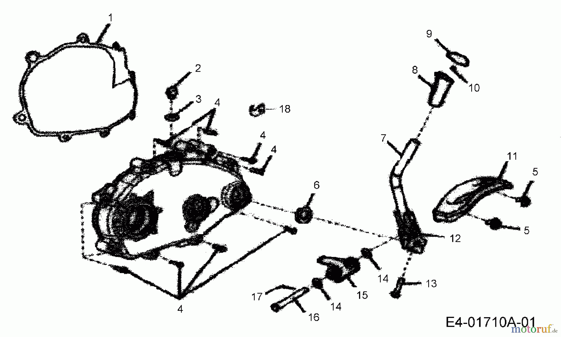  Cub Cadet Quads SP 100 36AA113-603  (2006) Shift lever